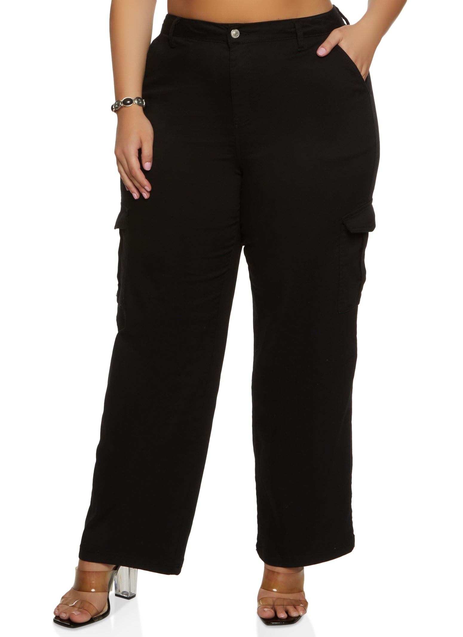 Plus Size WAX Twill Cargo Pants