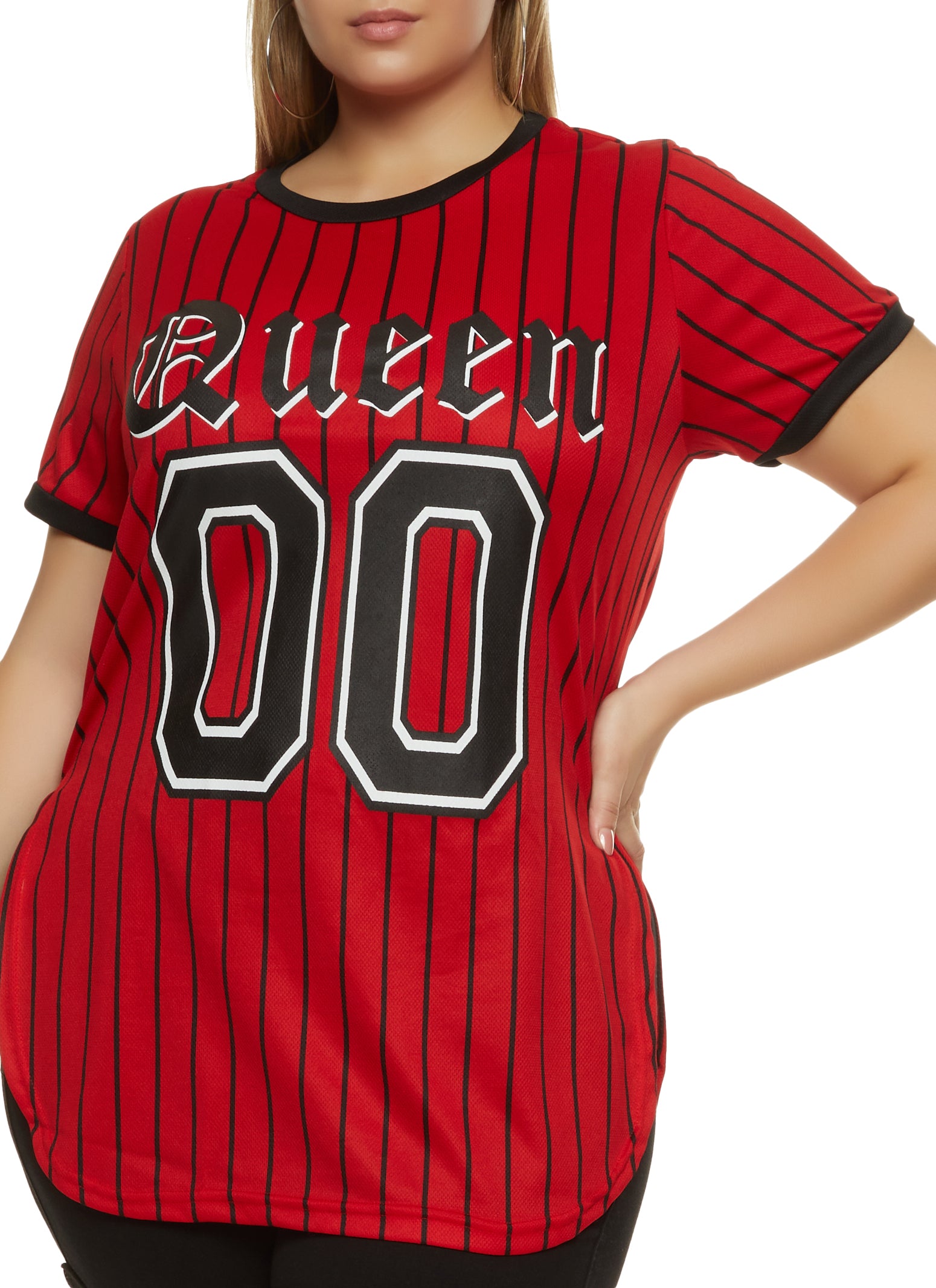 queen baseball tee