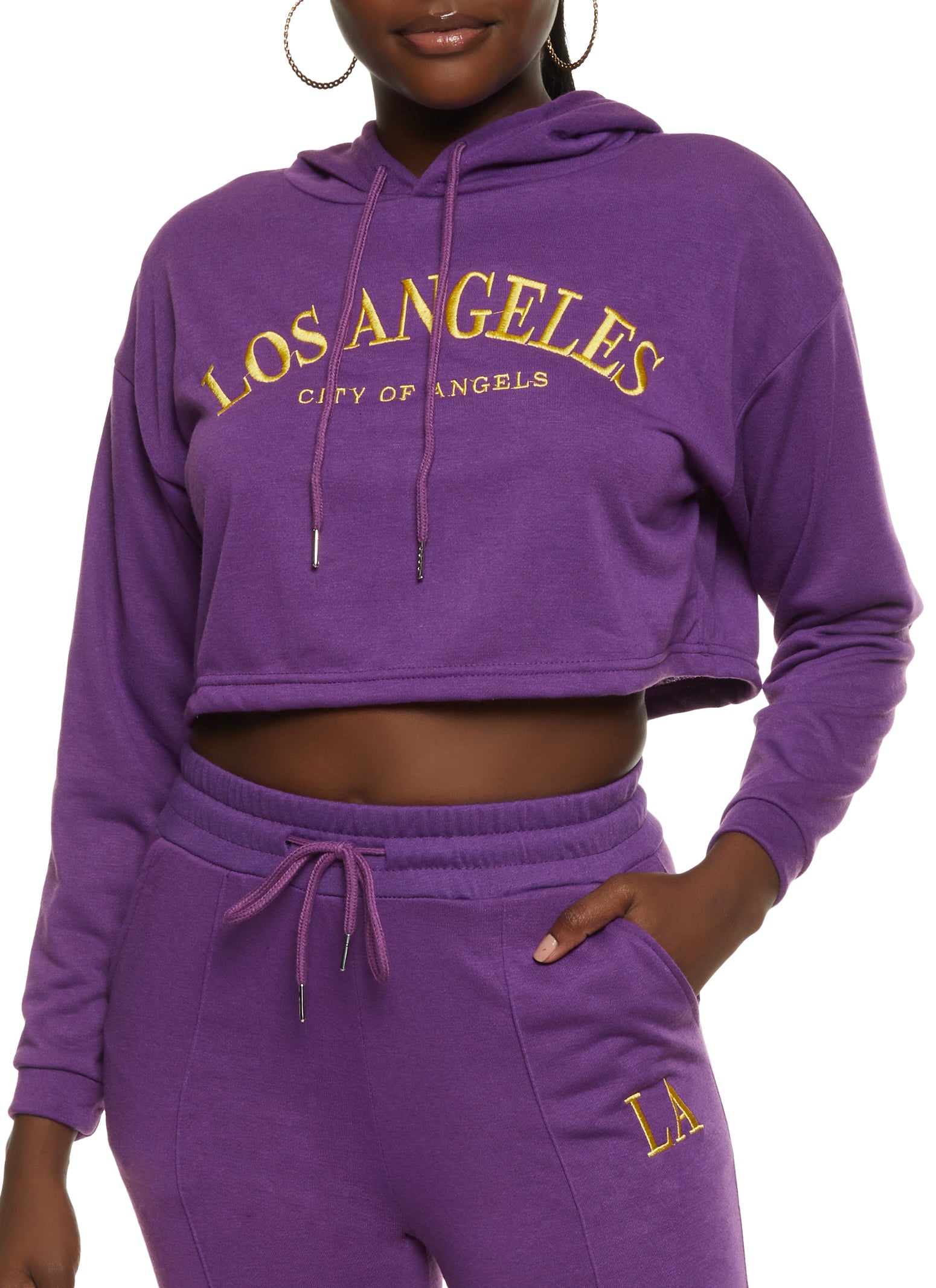 CITY OF ANGELS CHENILLE PATCH HOODIE