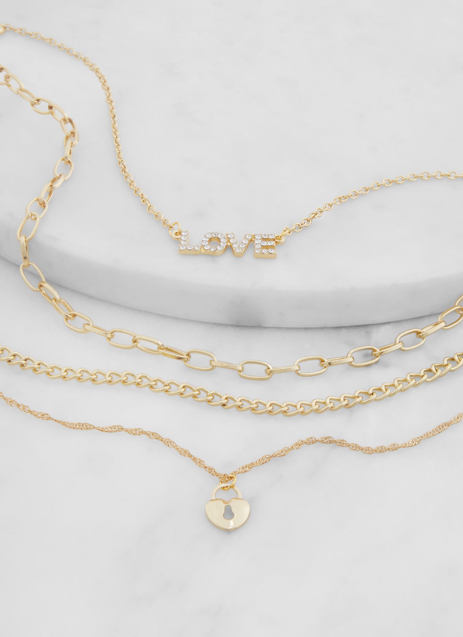Inspired Rhinestone LV necklace 2 pc set – InfatuationJewelry