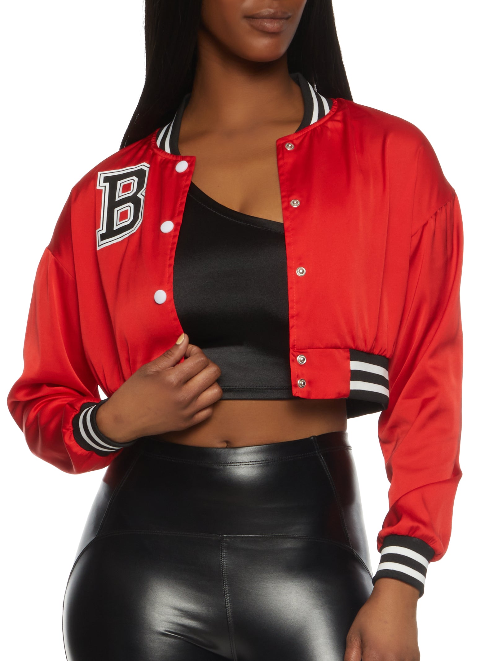 Baseball jacket - Red - Ladies