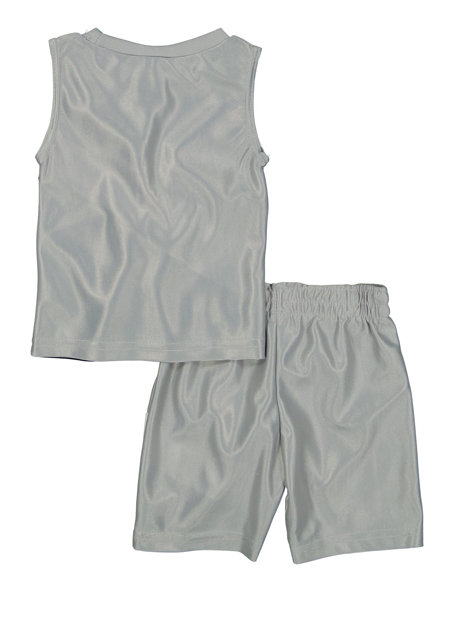Baby Boys 12-24M Color Block 23 Graphic Tank Top and Shorts - Gray