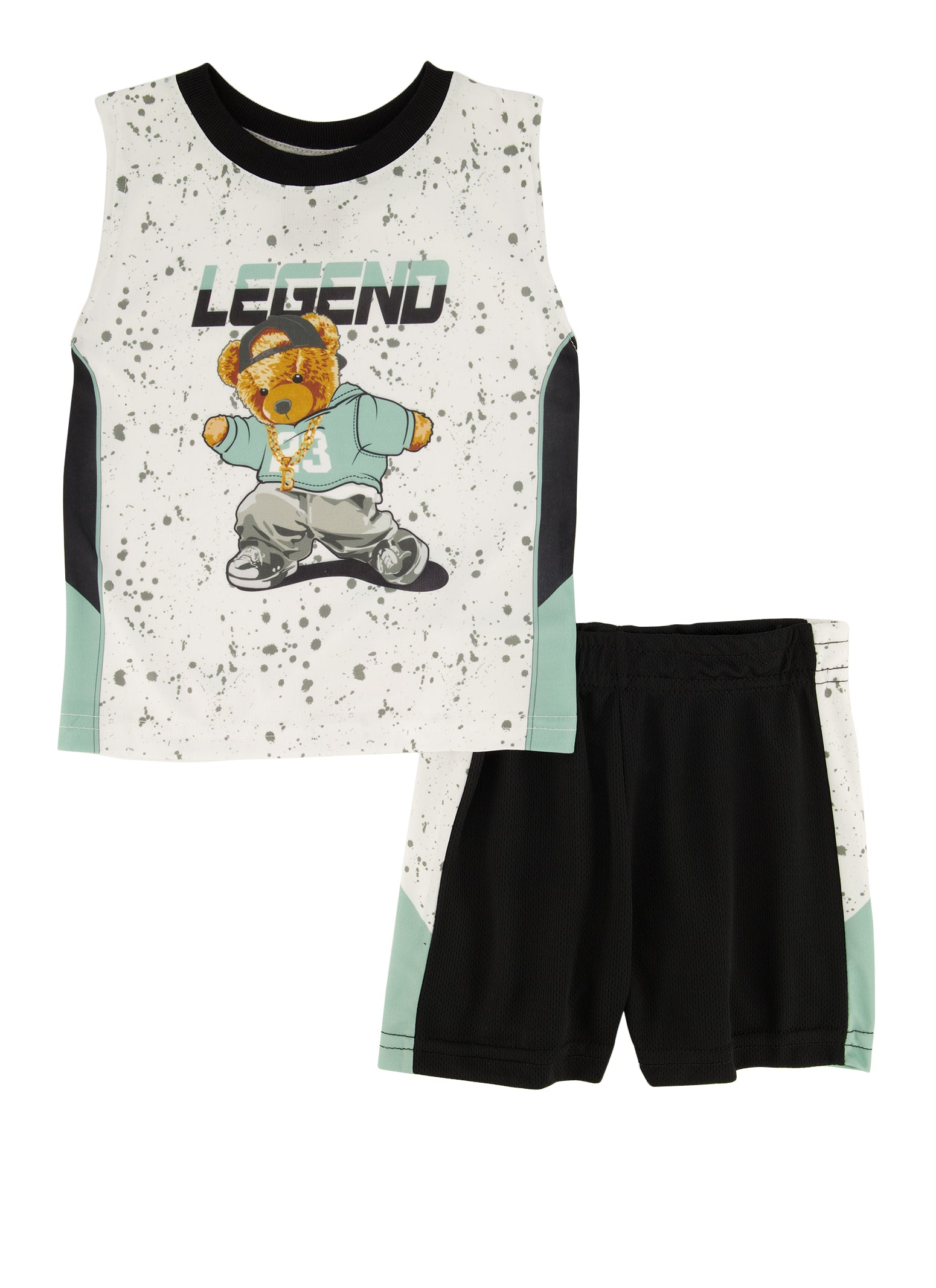 Basketball Short Set ( Baby Blue )