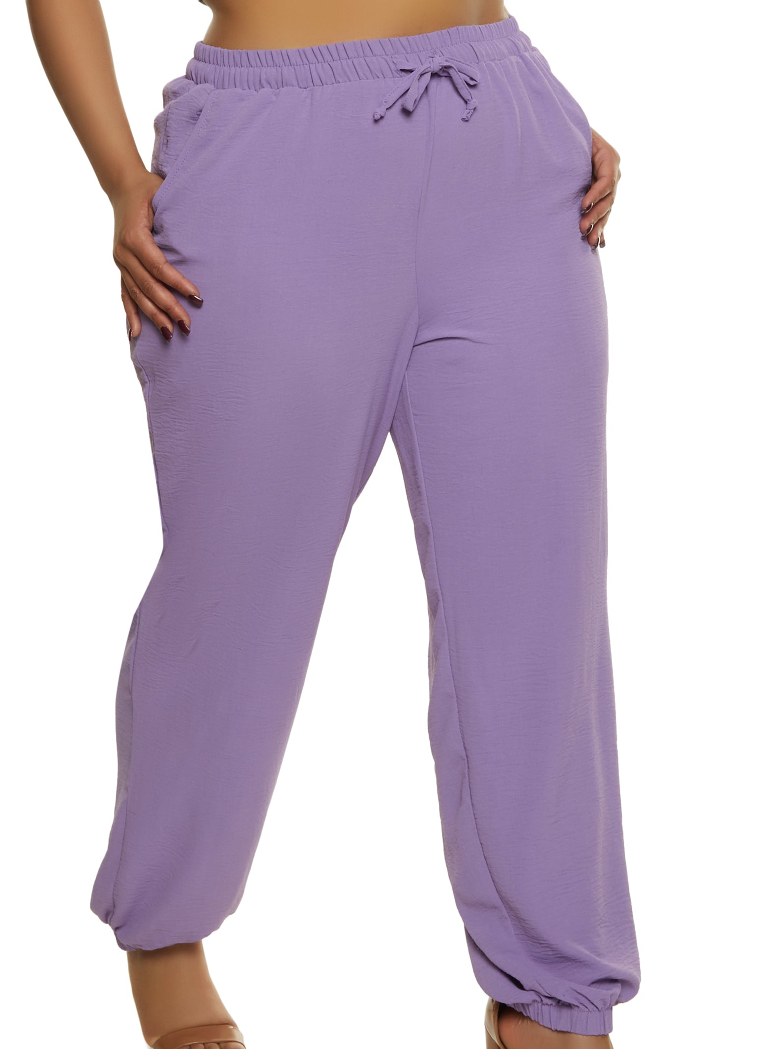 Sweatpants Color lavender - SINSAY - 4580N-04X