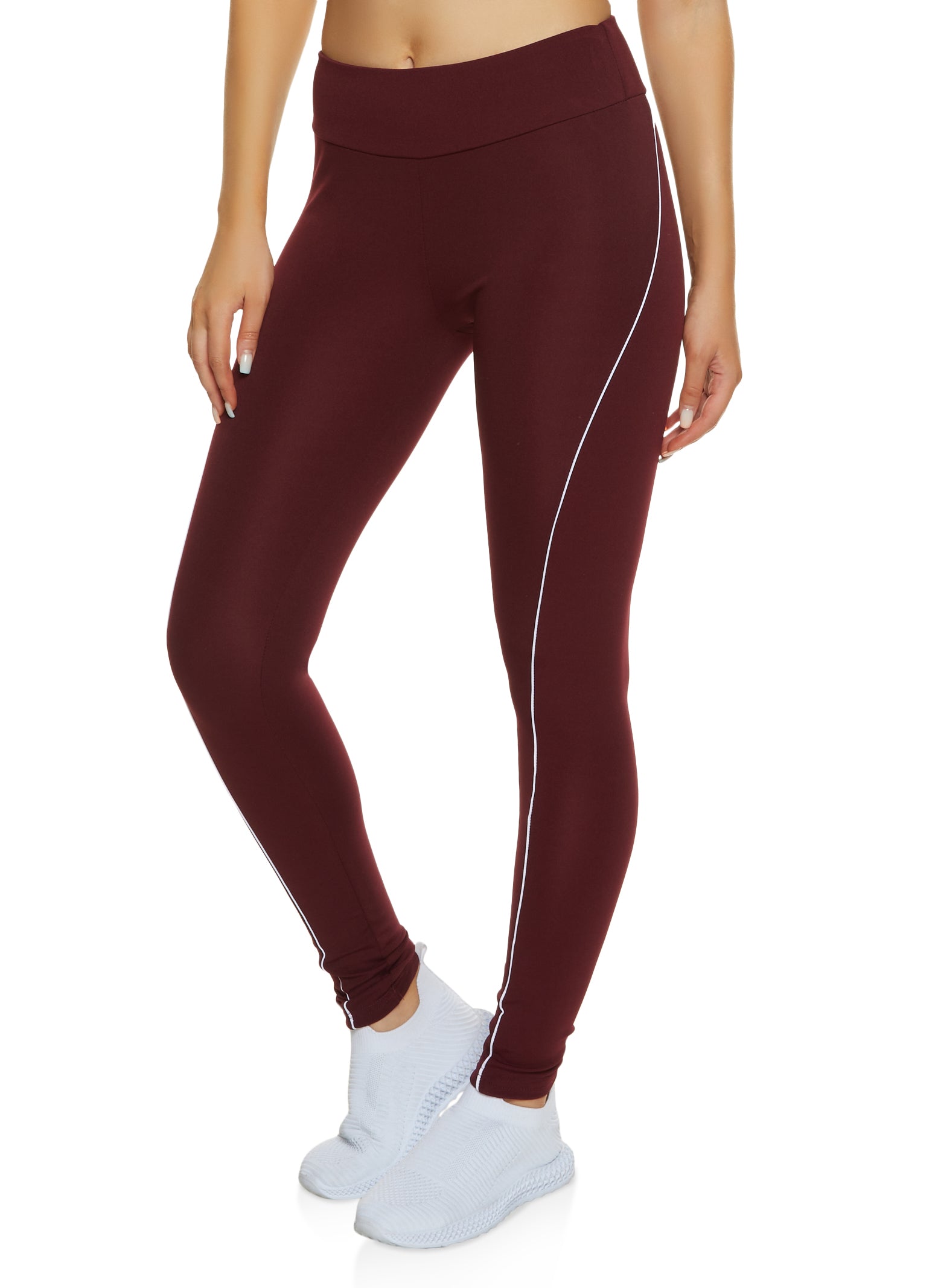 Burgundy activewear on sale