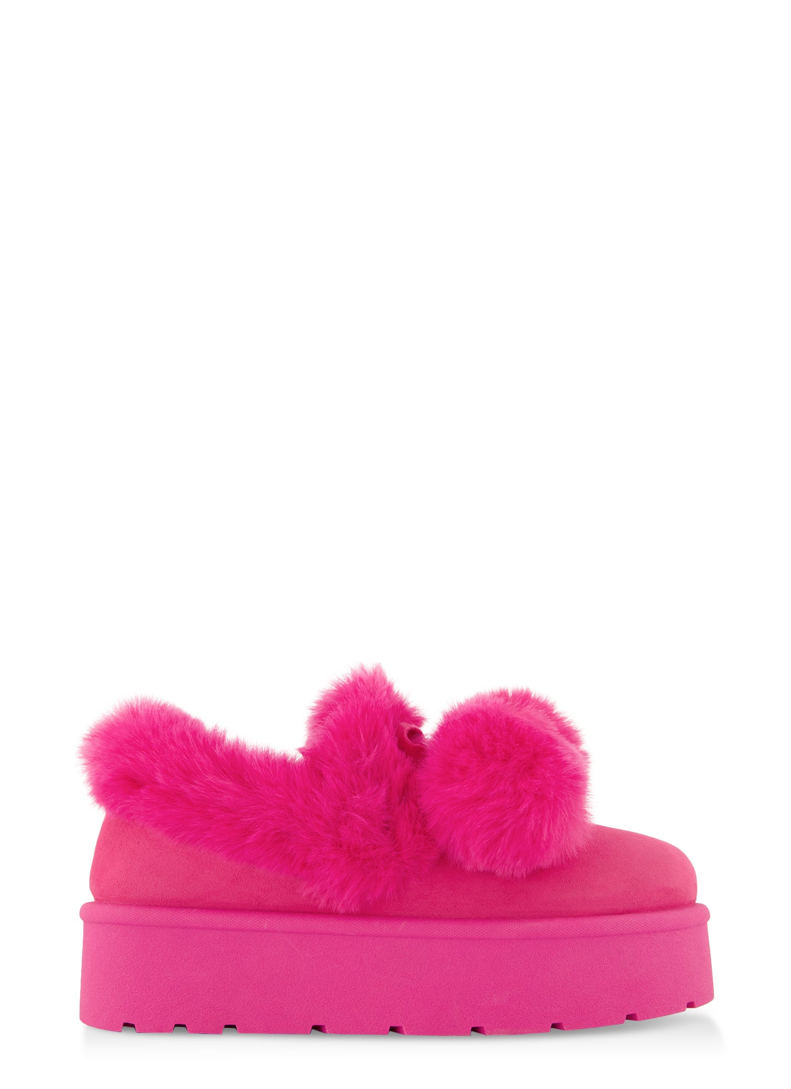 Fuzzy Boot Slide Slippers