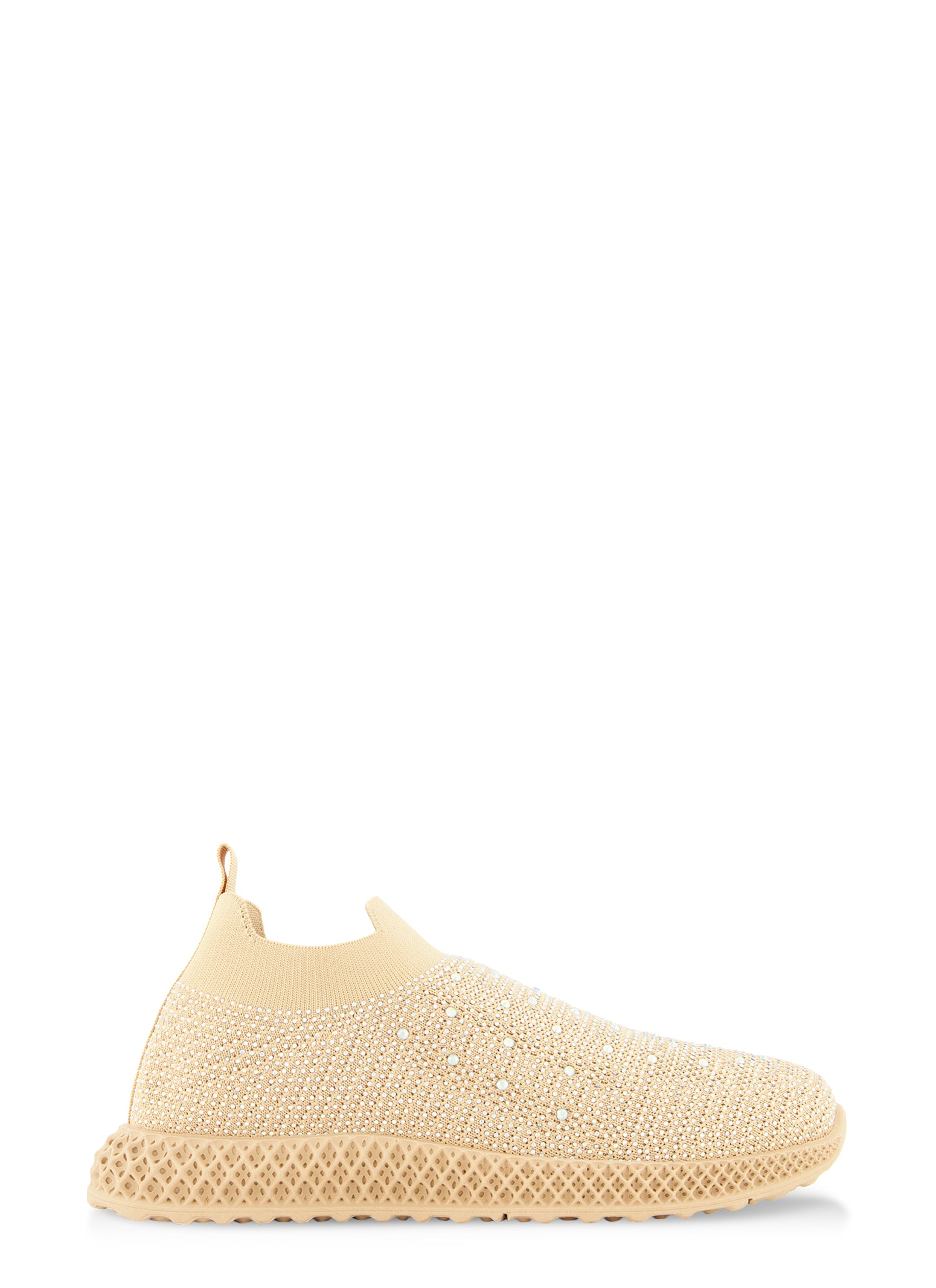 Slip On DAFITI SHOES Logo Nude - Compre Agora