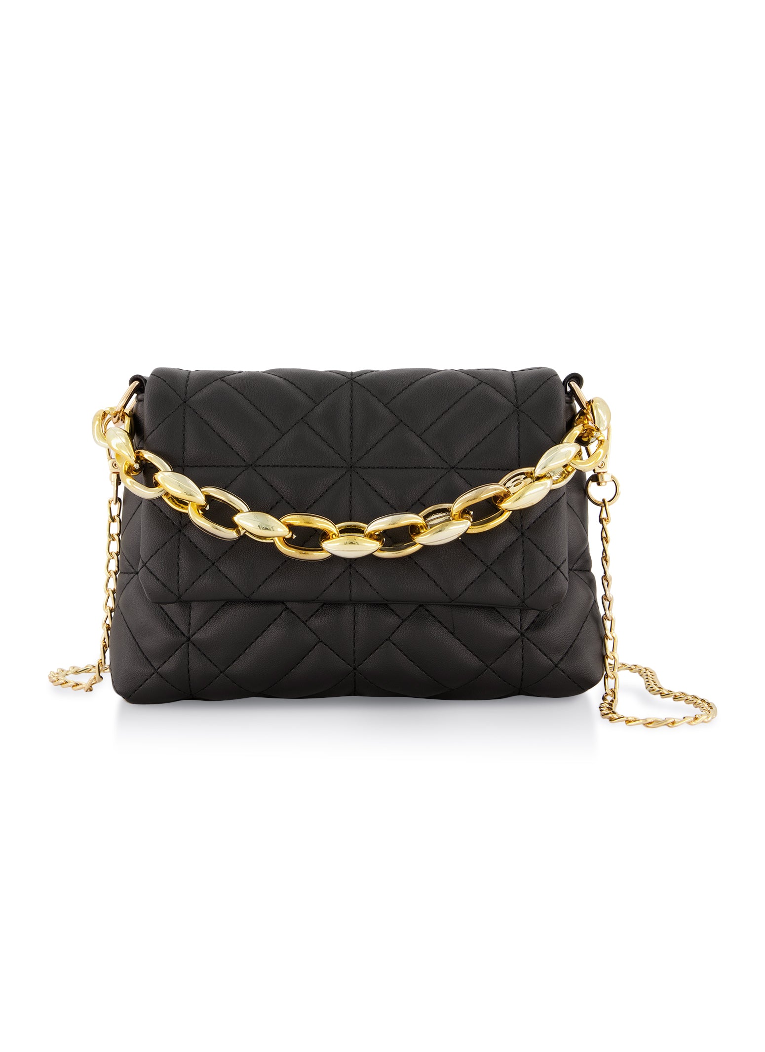 Quilted Chunky Chain Bag