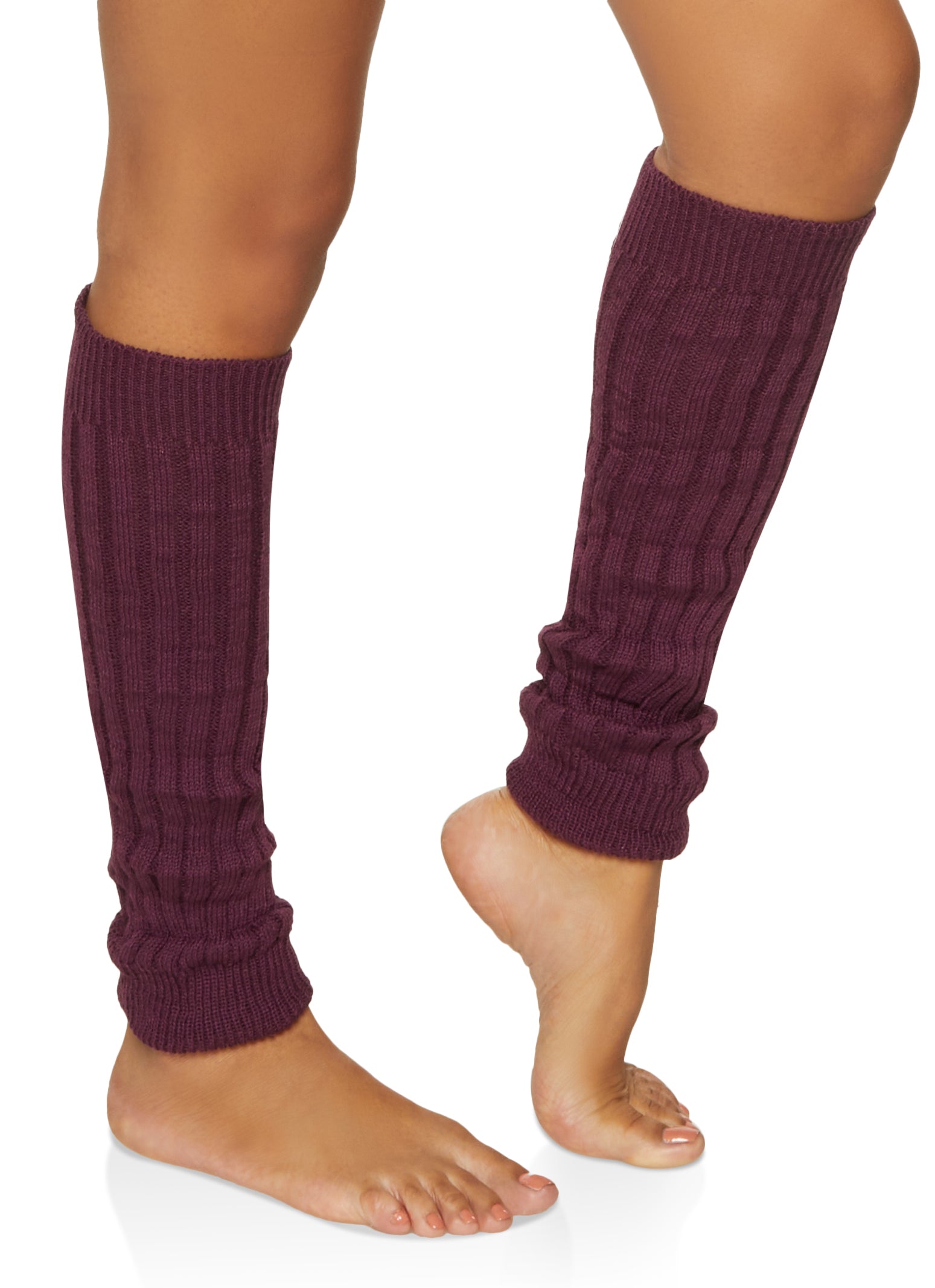 Ribbed Knit Leg Warmers