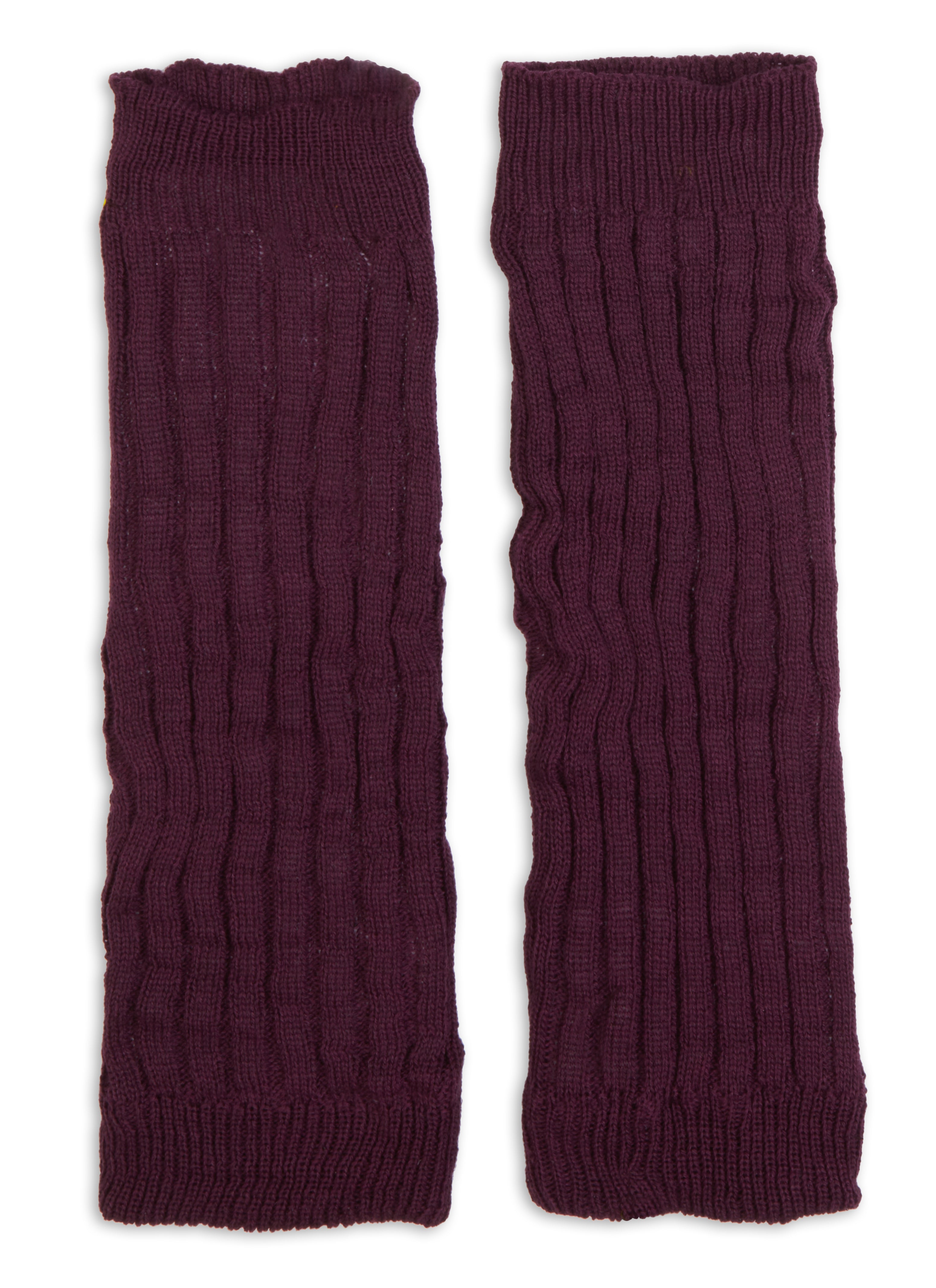 Ribbed Knit Leg Warmers