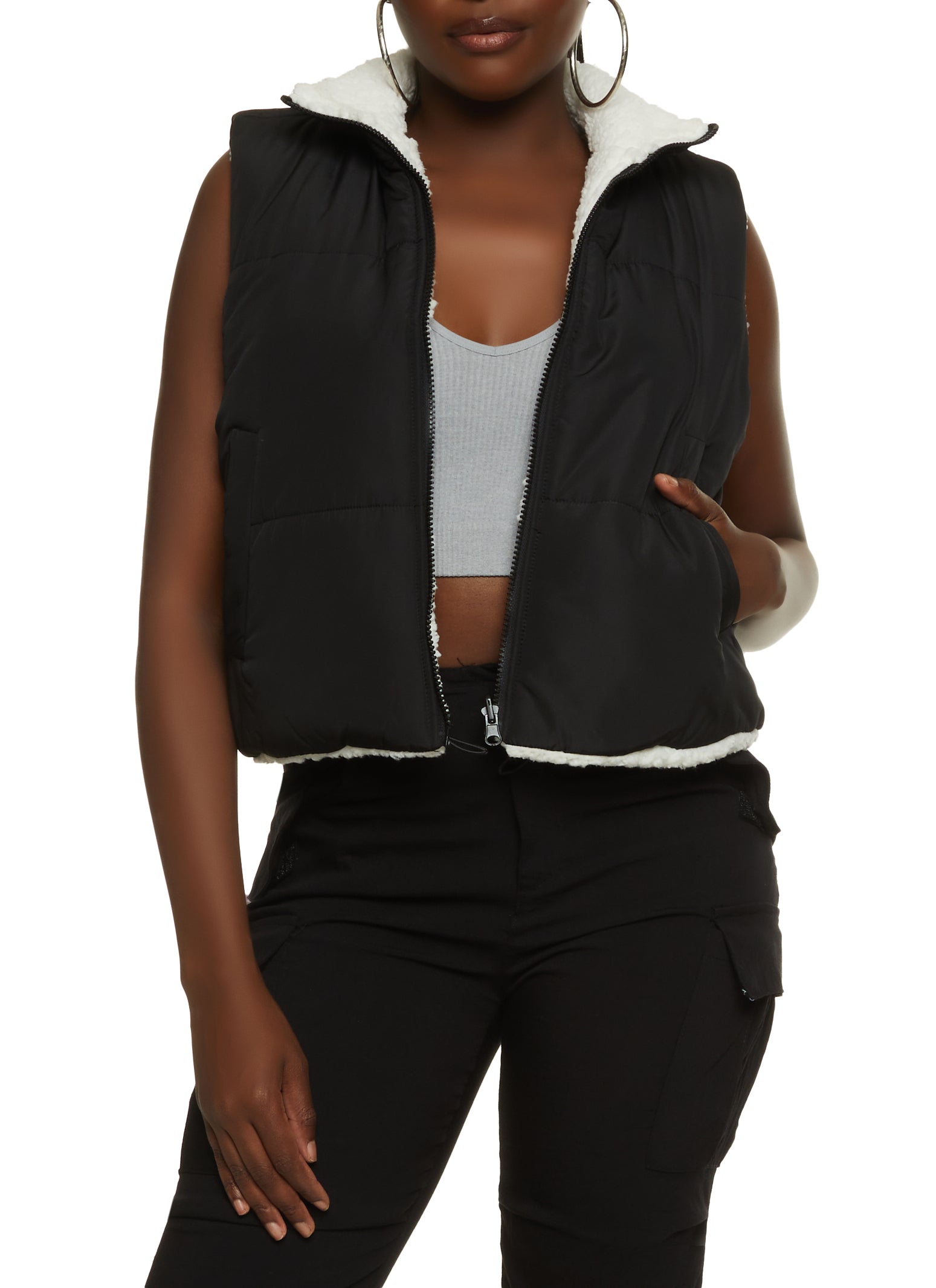 Reversible Sherpa Vest