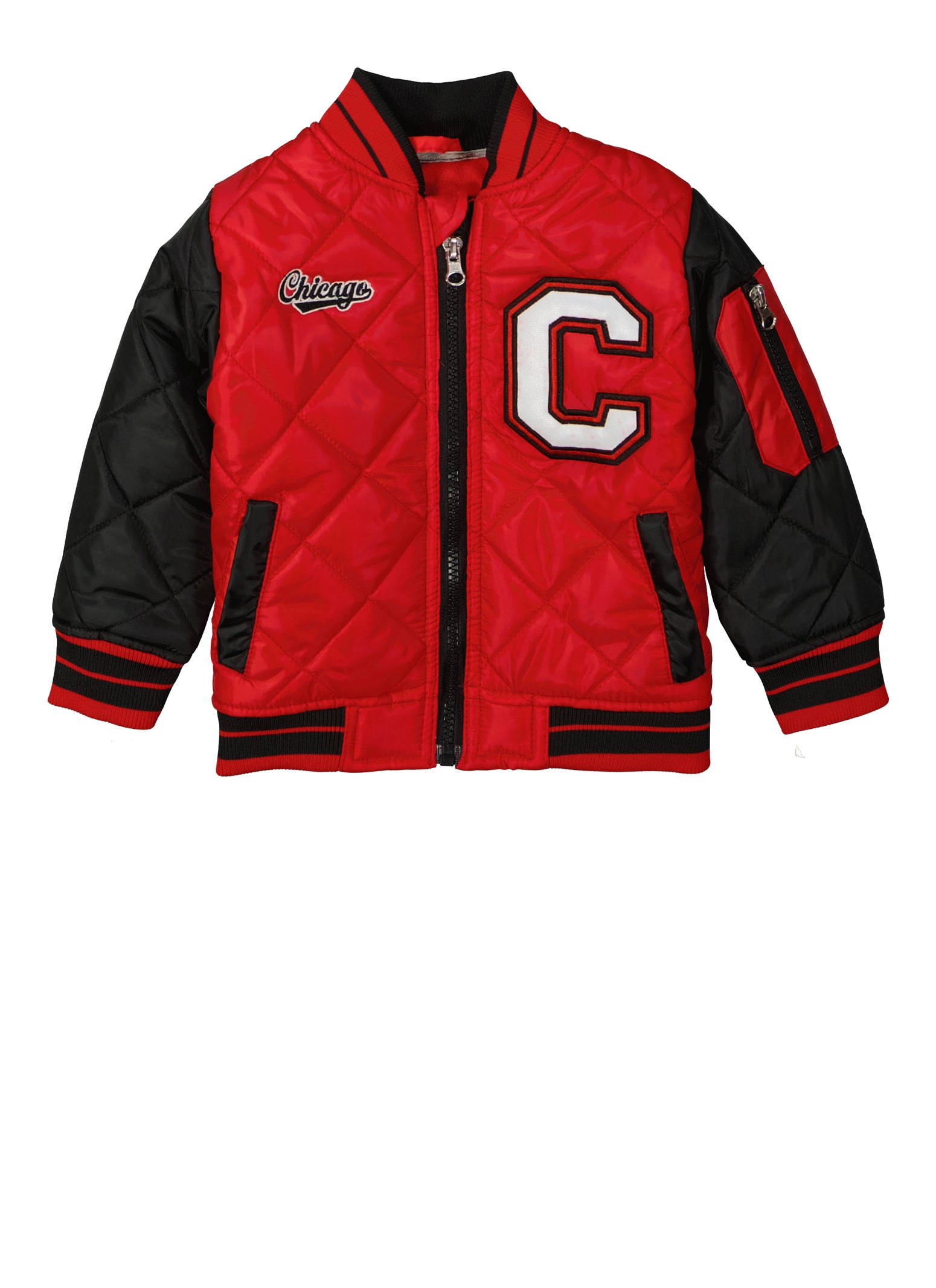 Initial Varsity Jacket, Black