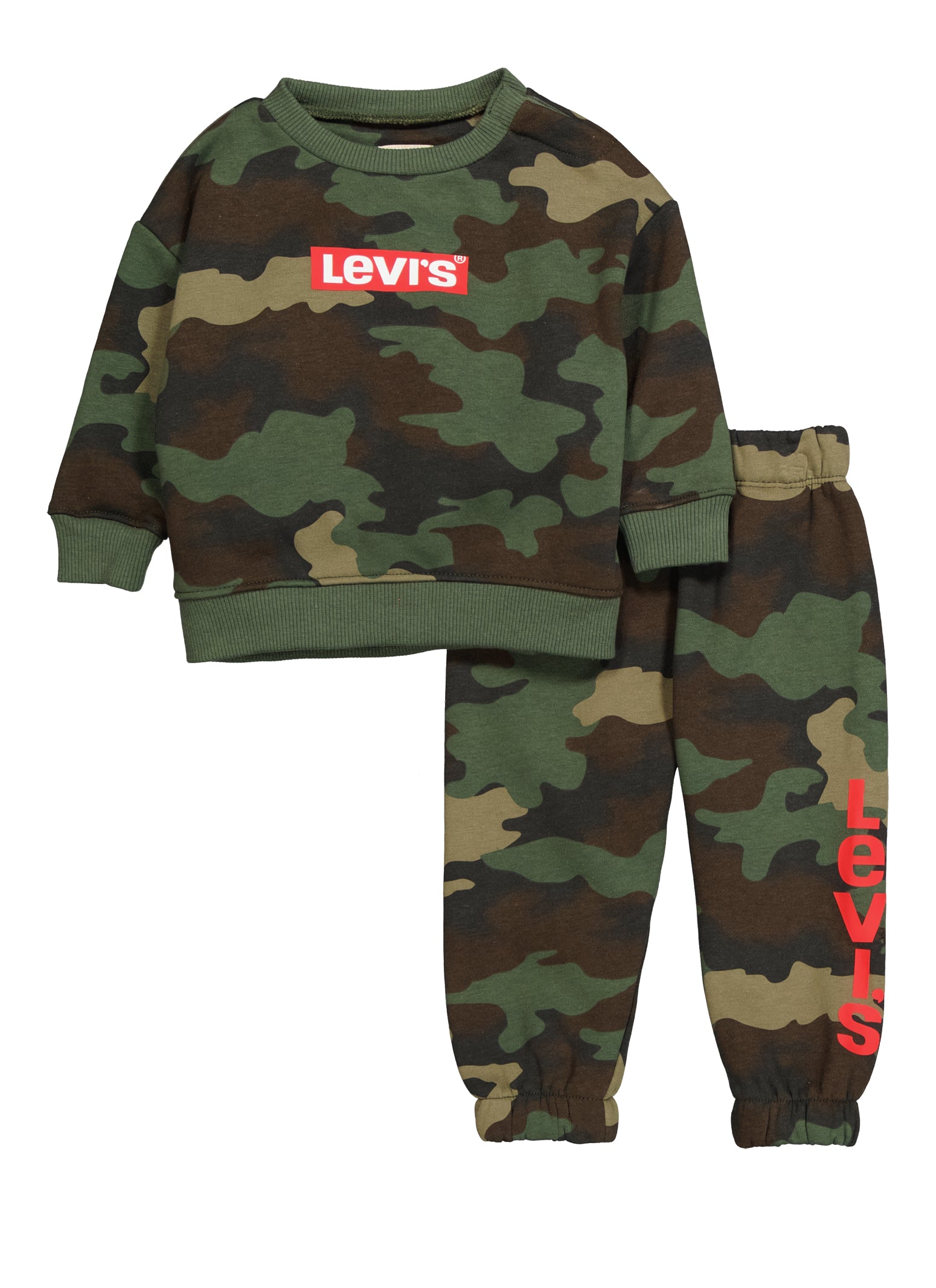 Levi's Boys' Camo Zip Up Hoodie