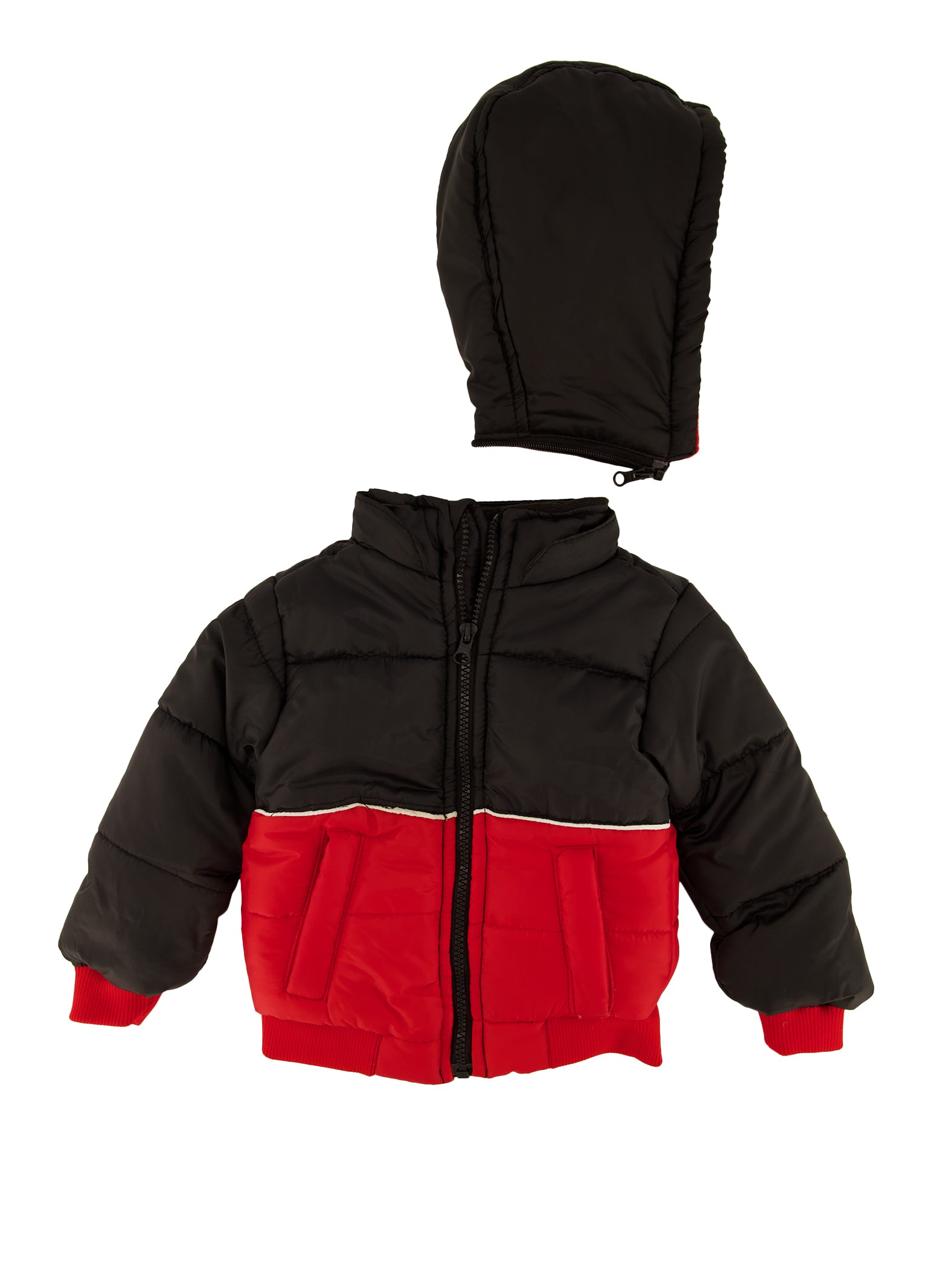 Baby Boys 12-24M Color Block Hooded Puffer Jacket