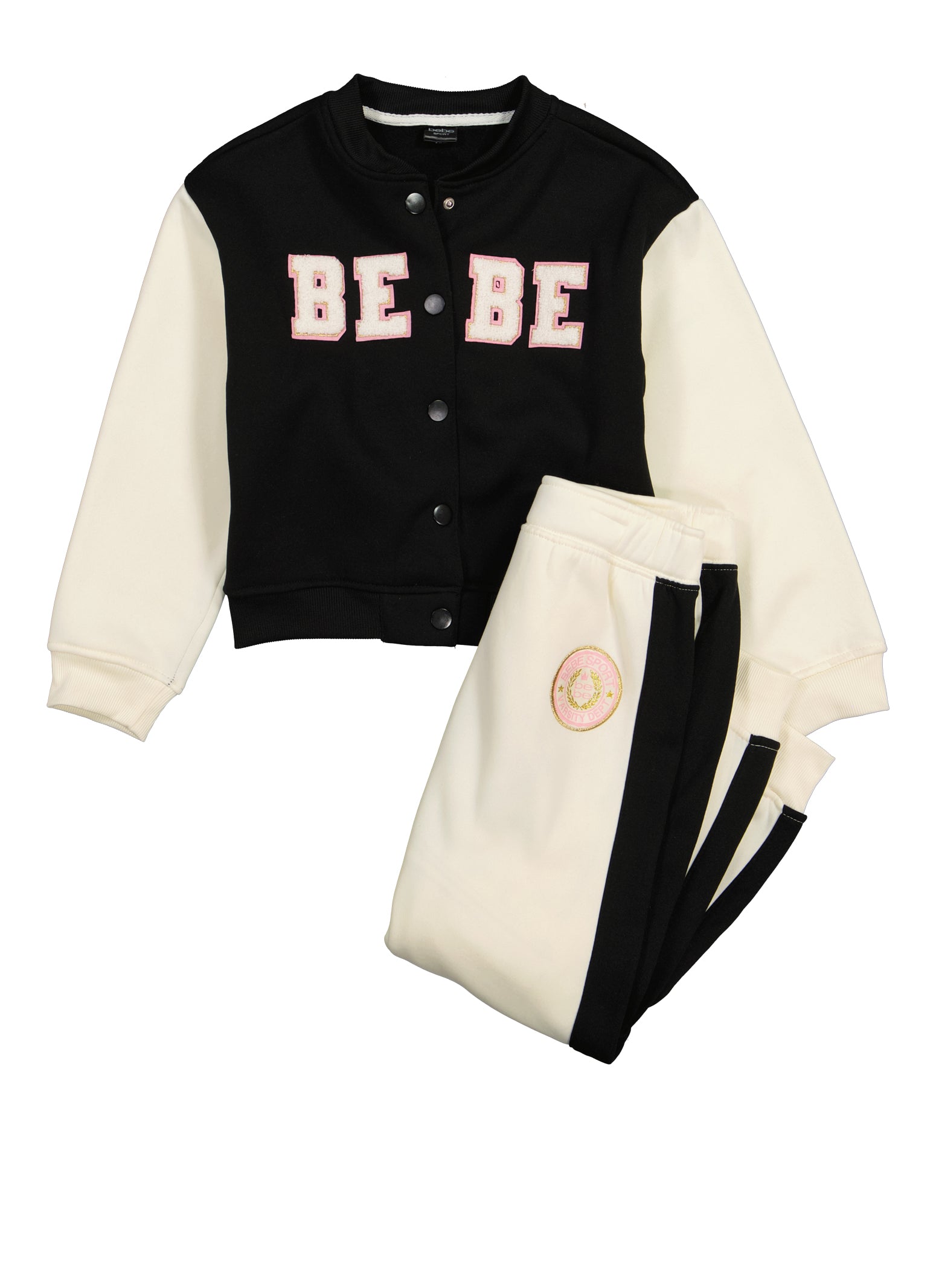 All You Need Baby Pink Varsity Tote