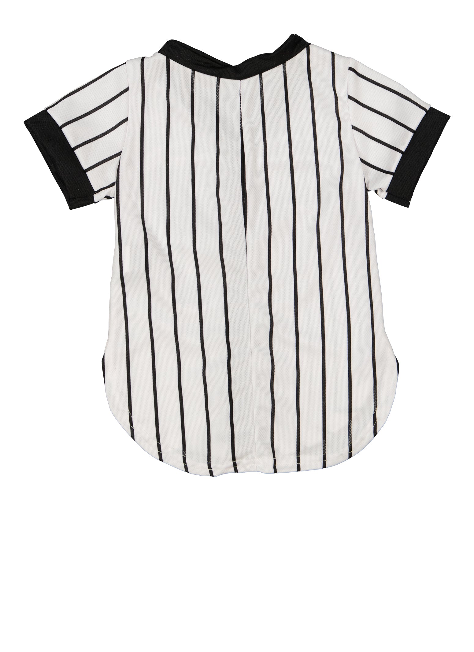 Toddler Girls Good Vibes Baseball Jersey - Red - Black