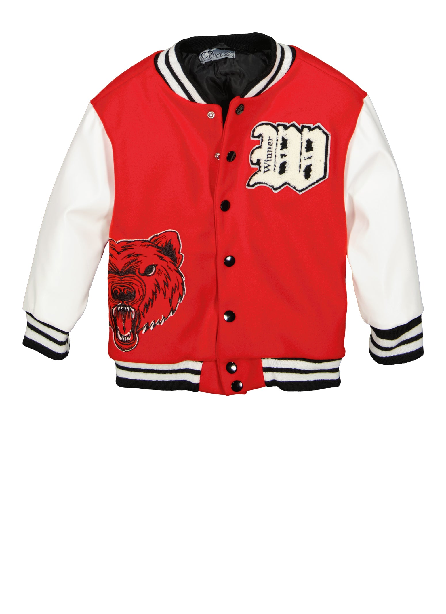 Detroit Tigers Black Patch Varsity Jacket