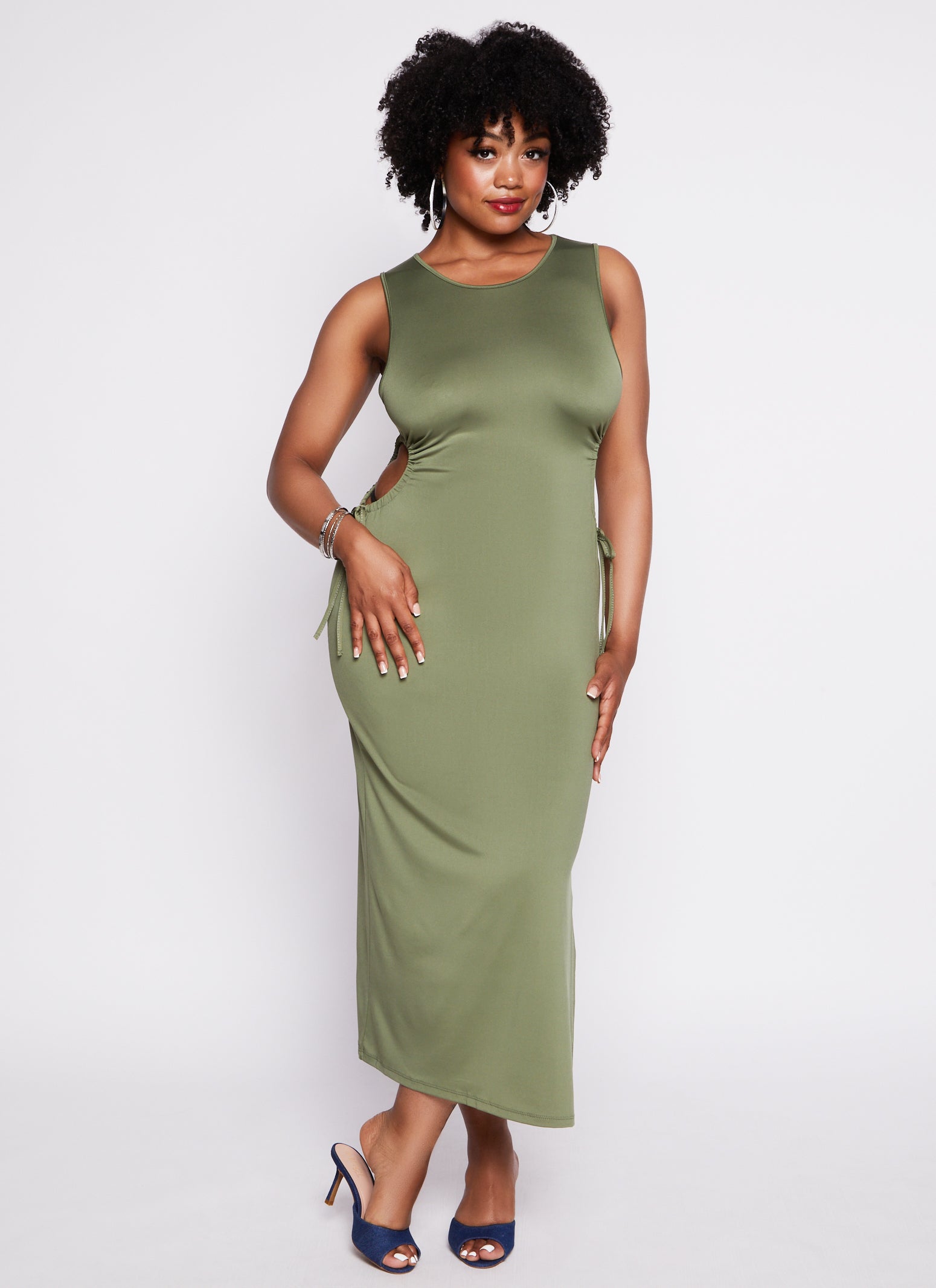 Olive tank dress hotsell