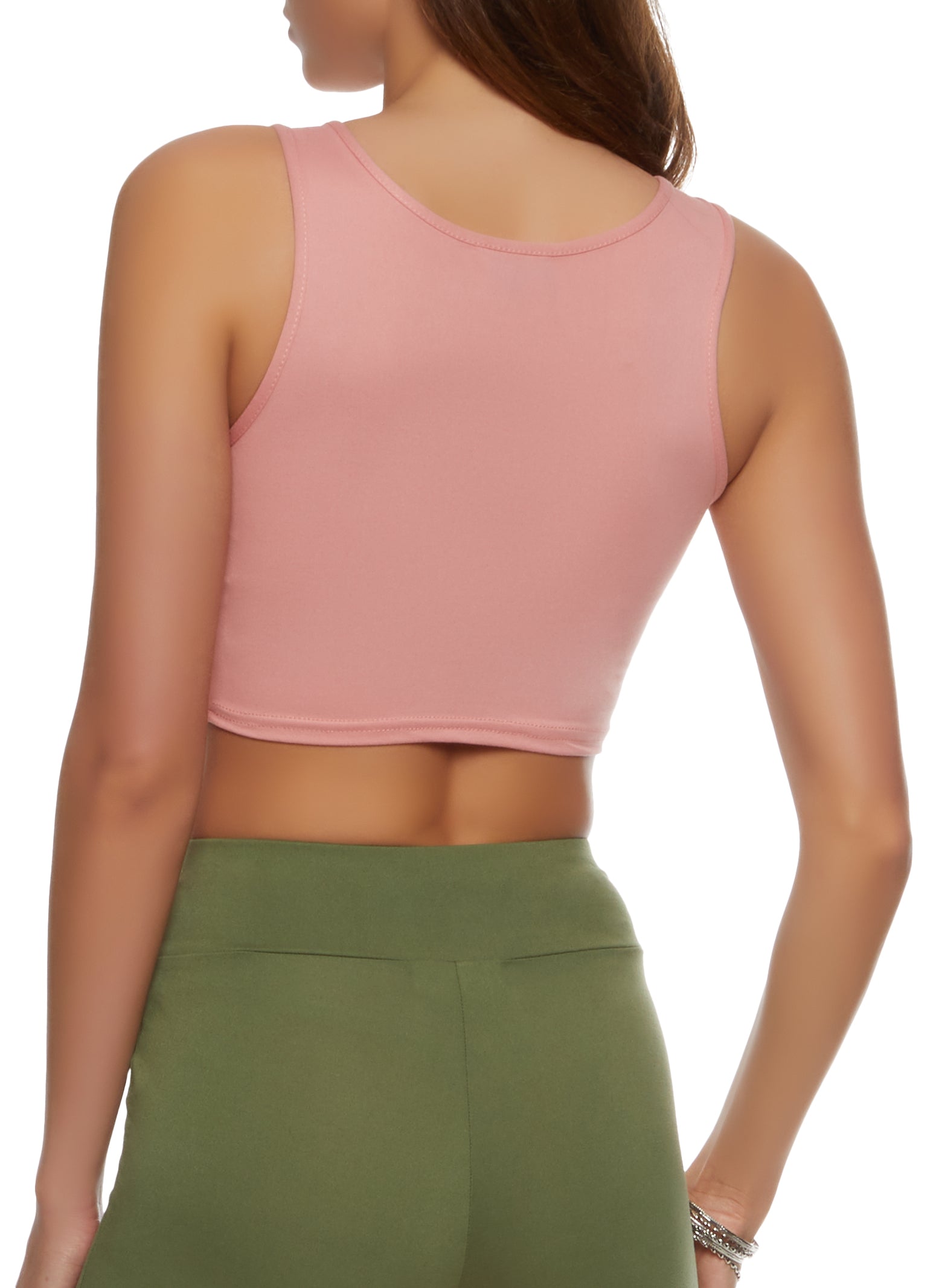 True Lovers Cropped Graphic Tank Top