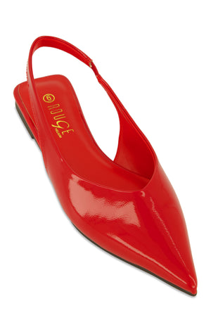 Slingback Pointed Toe Flats