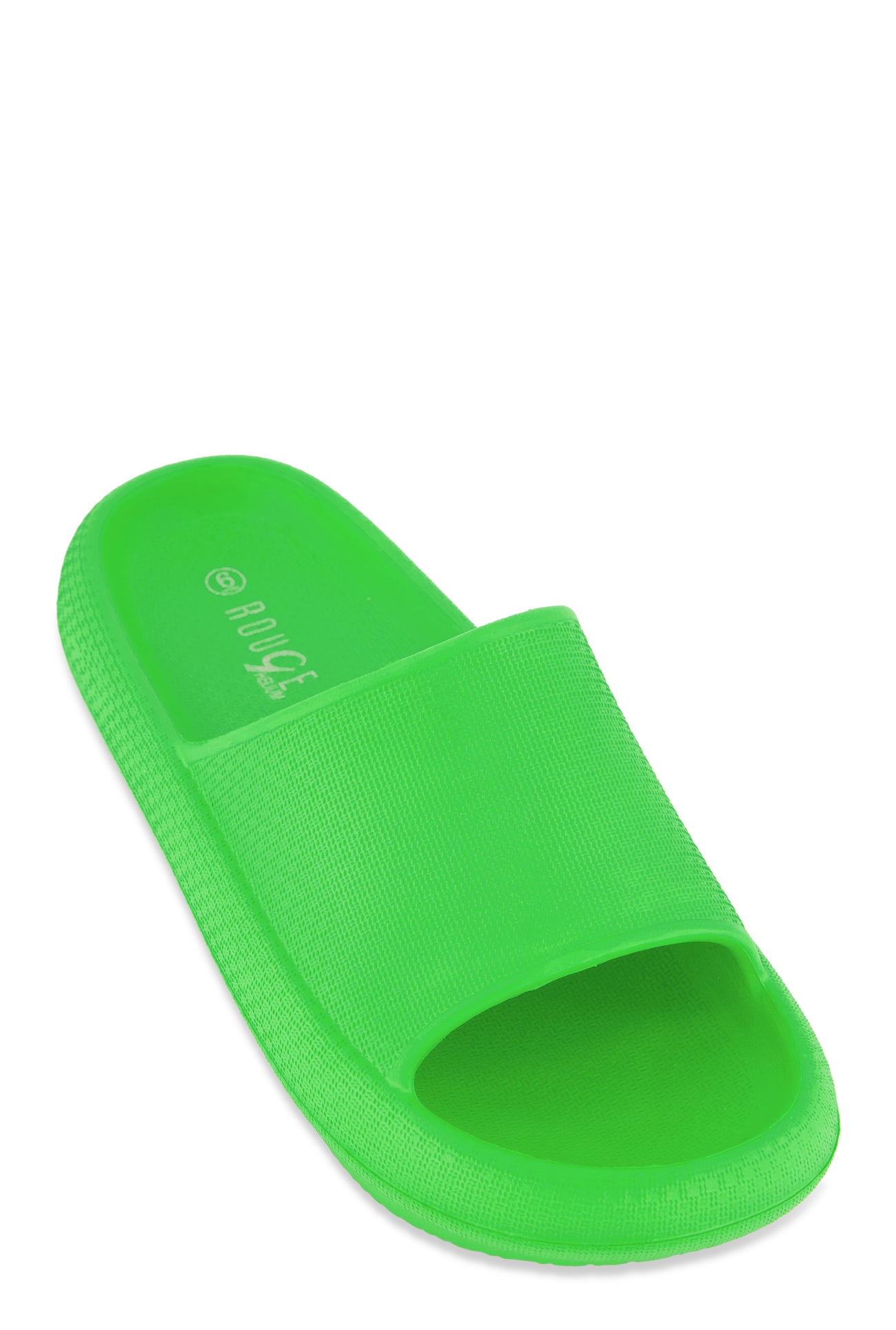 Solid Platform Slide Sandals