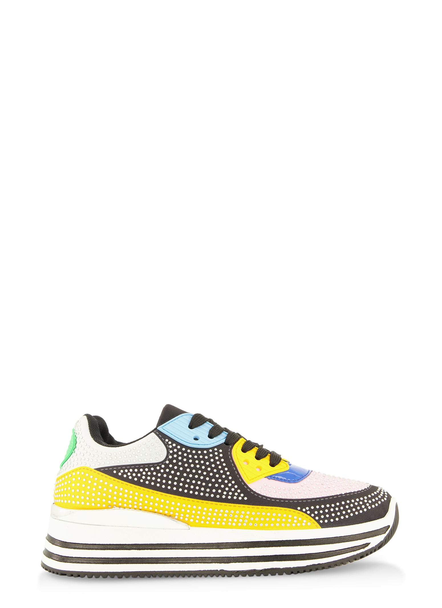 platform sneakers multicolor