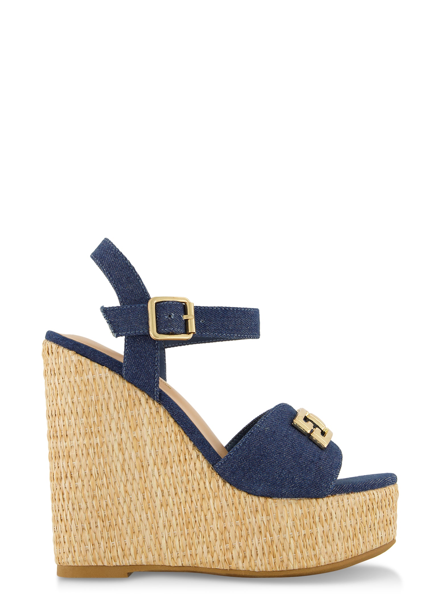 Buckle Strap Espadrille Wedge Sandals