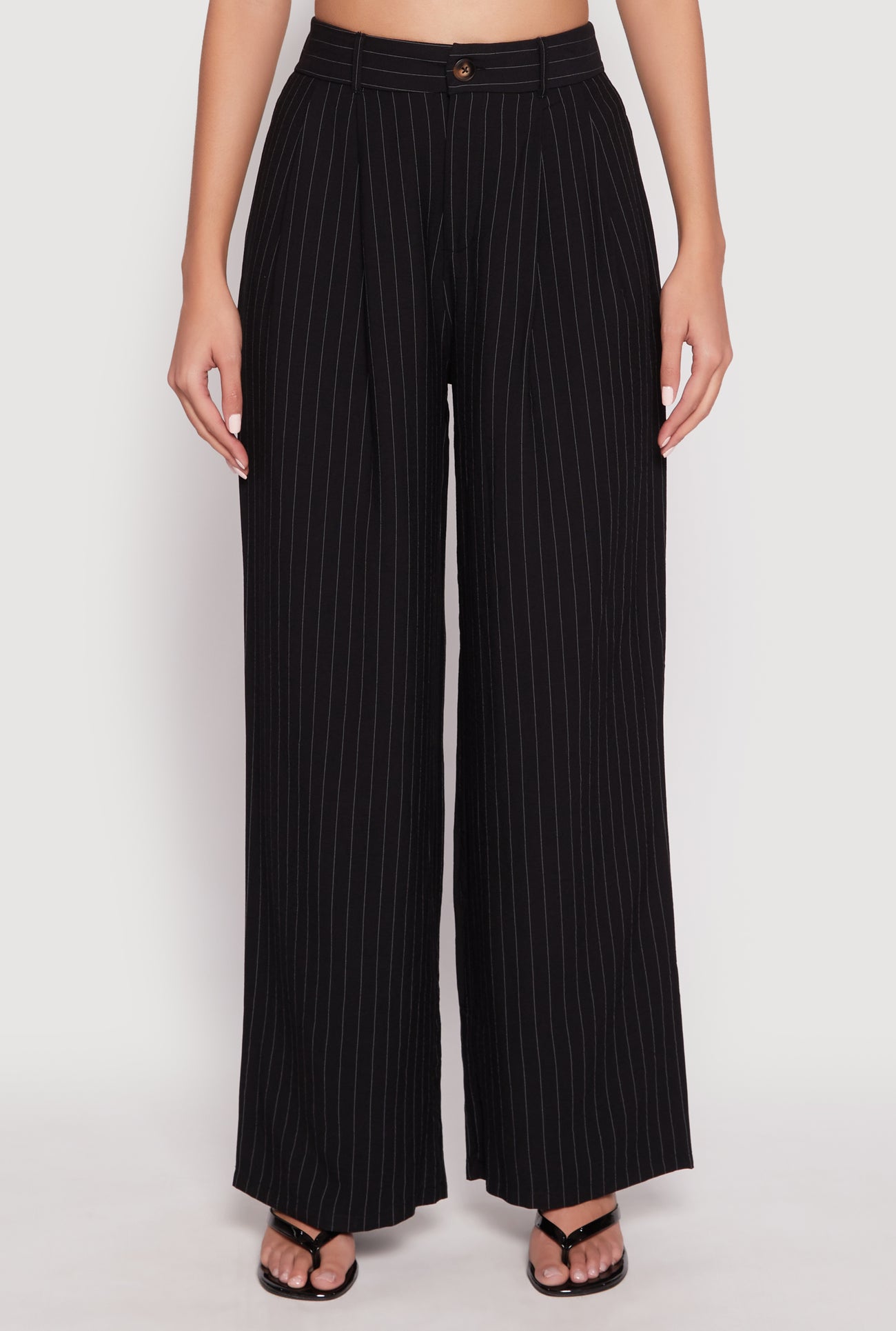 Pinstripe Trousers