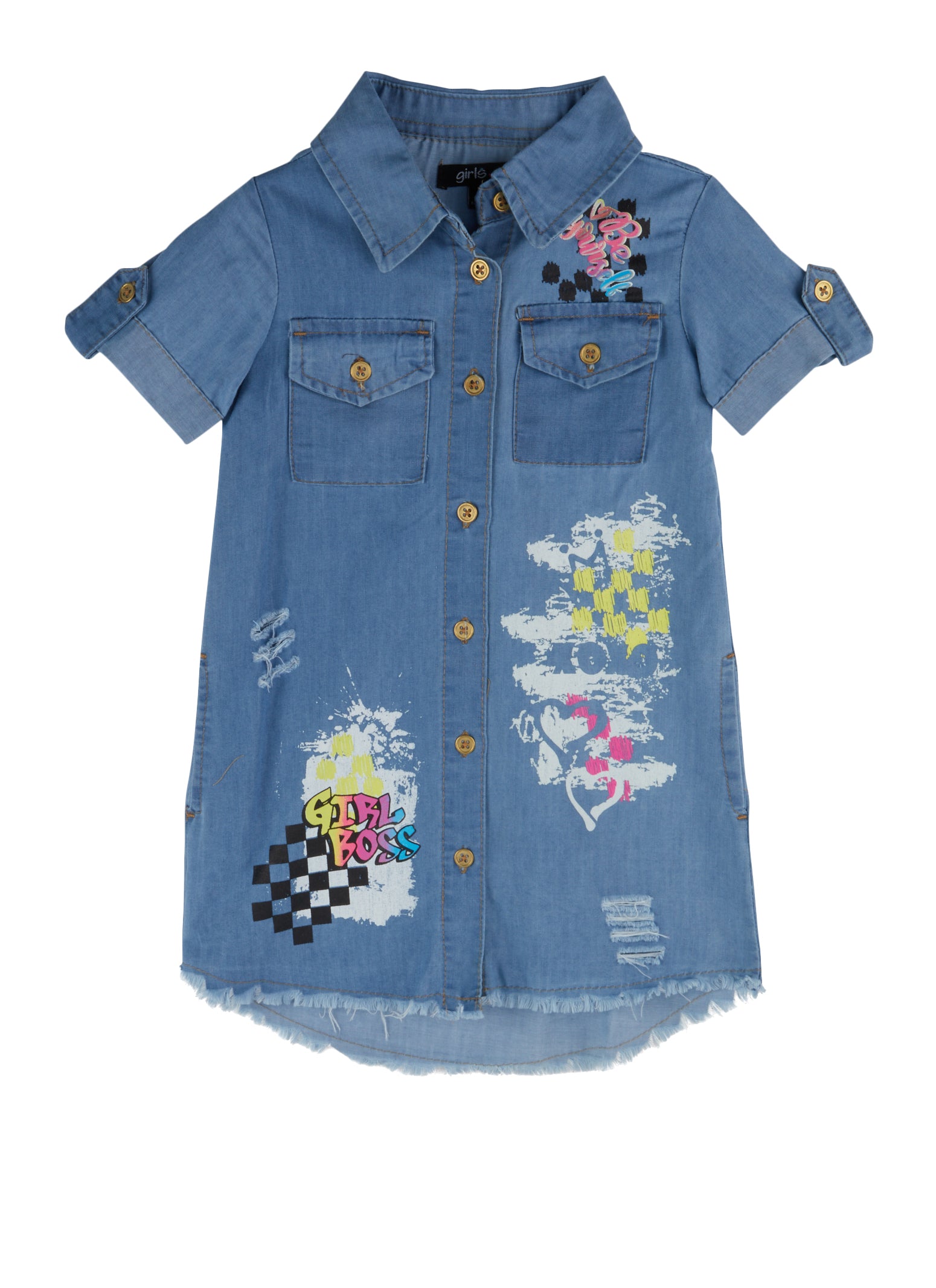 Buy Blue Dresses & Frocks for Girls by LEE COOPER Online | Ajio.com