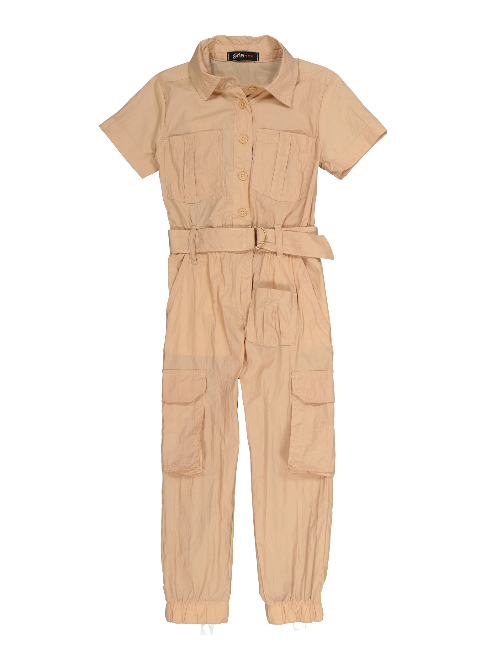 Fashion khaki overalls girls