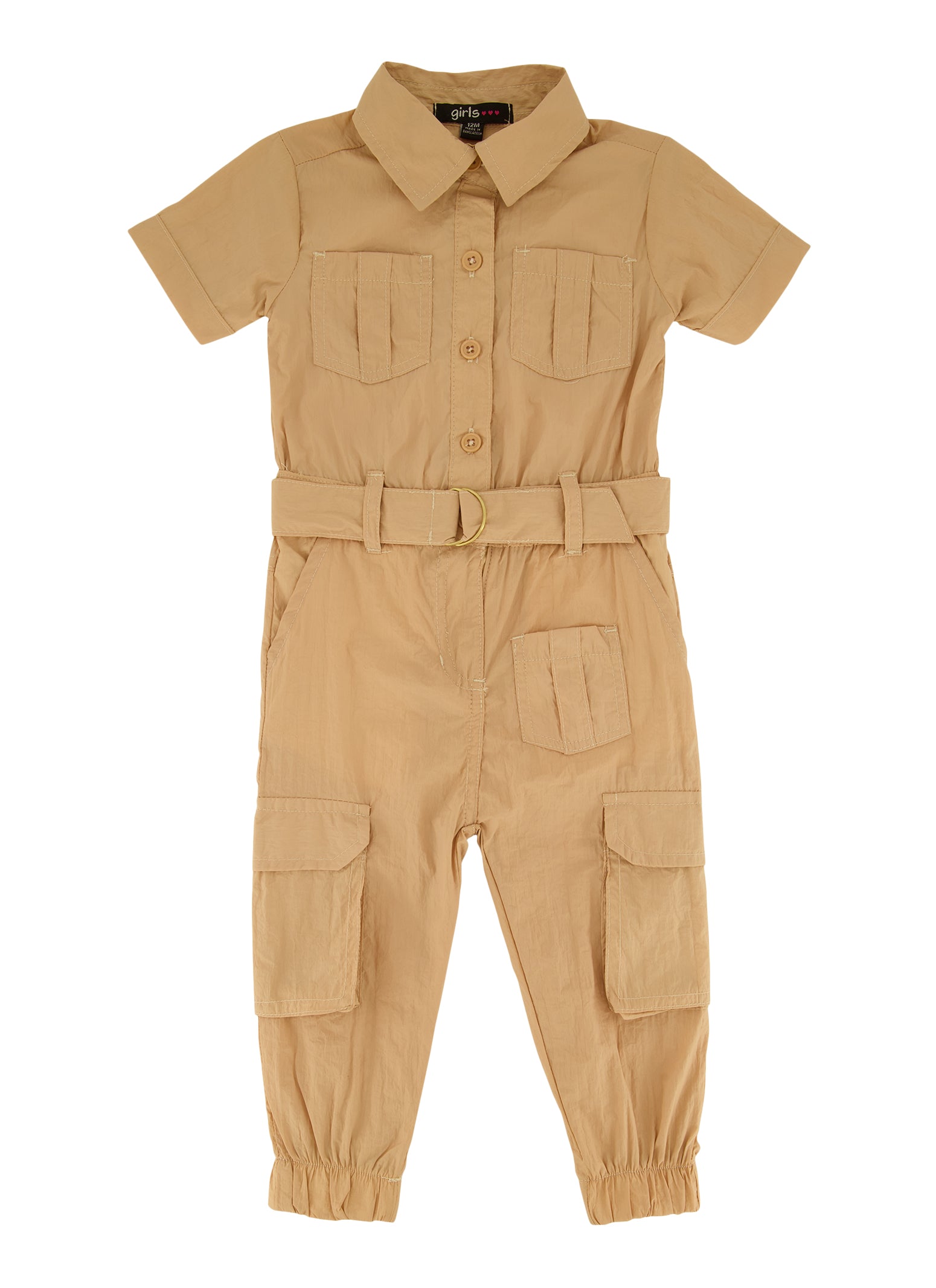 Girls khaki jumpsuit online