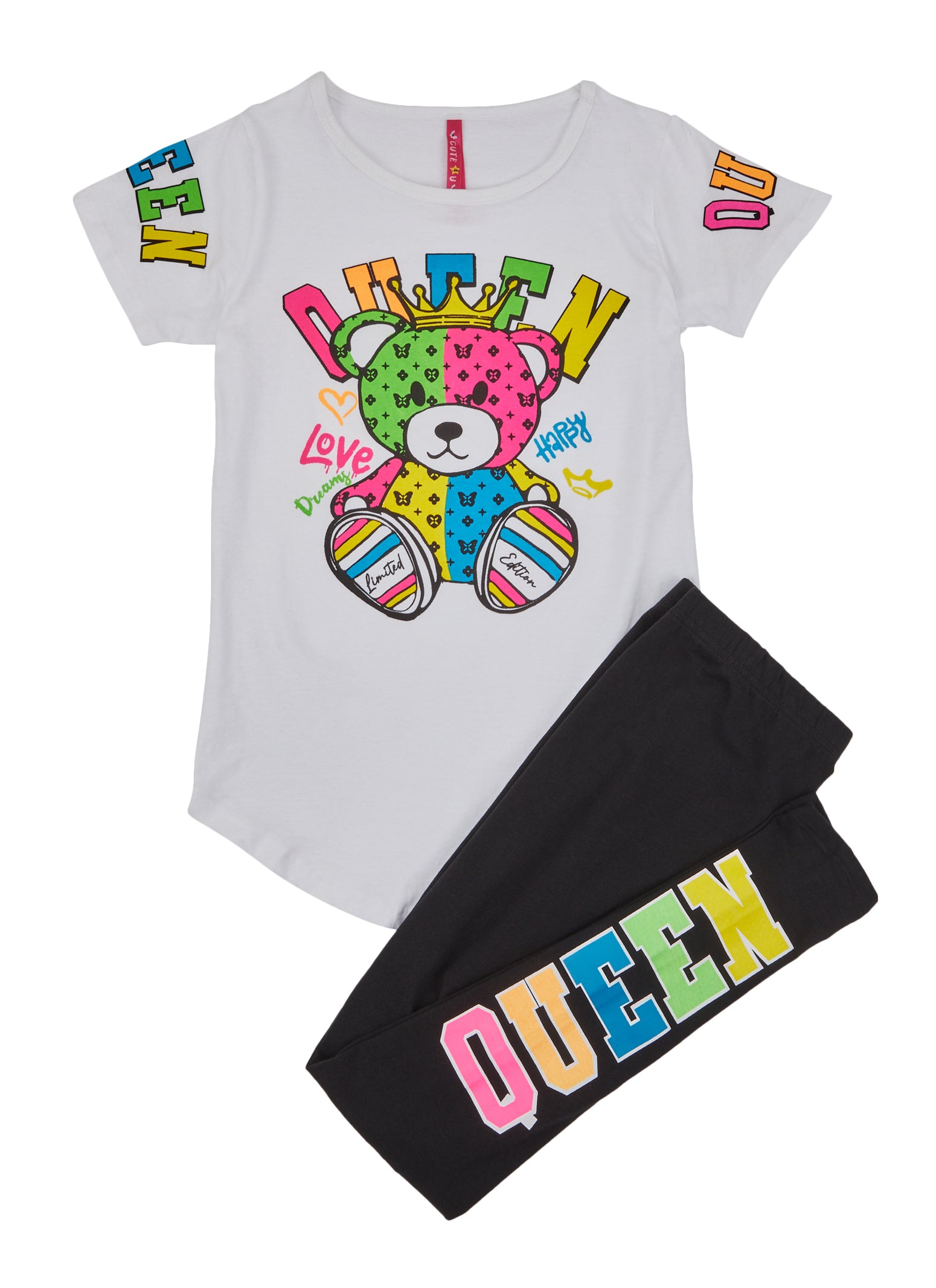 Lol Surprise Omg Doll Clothing Vault Queen Pink Yellow Gym Pants Leggings |  eBay