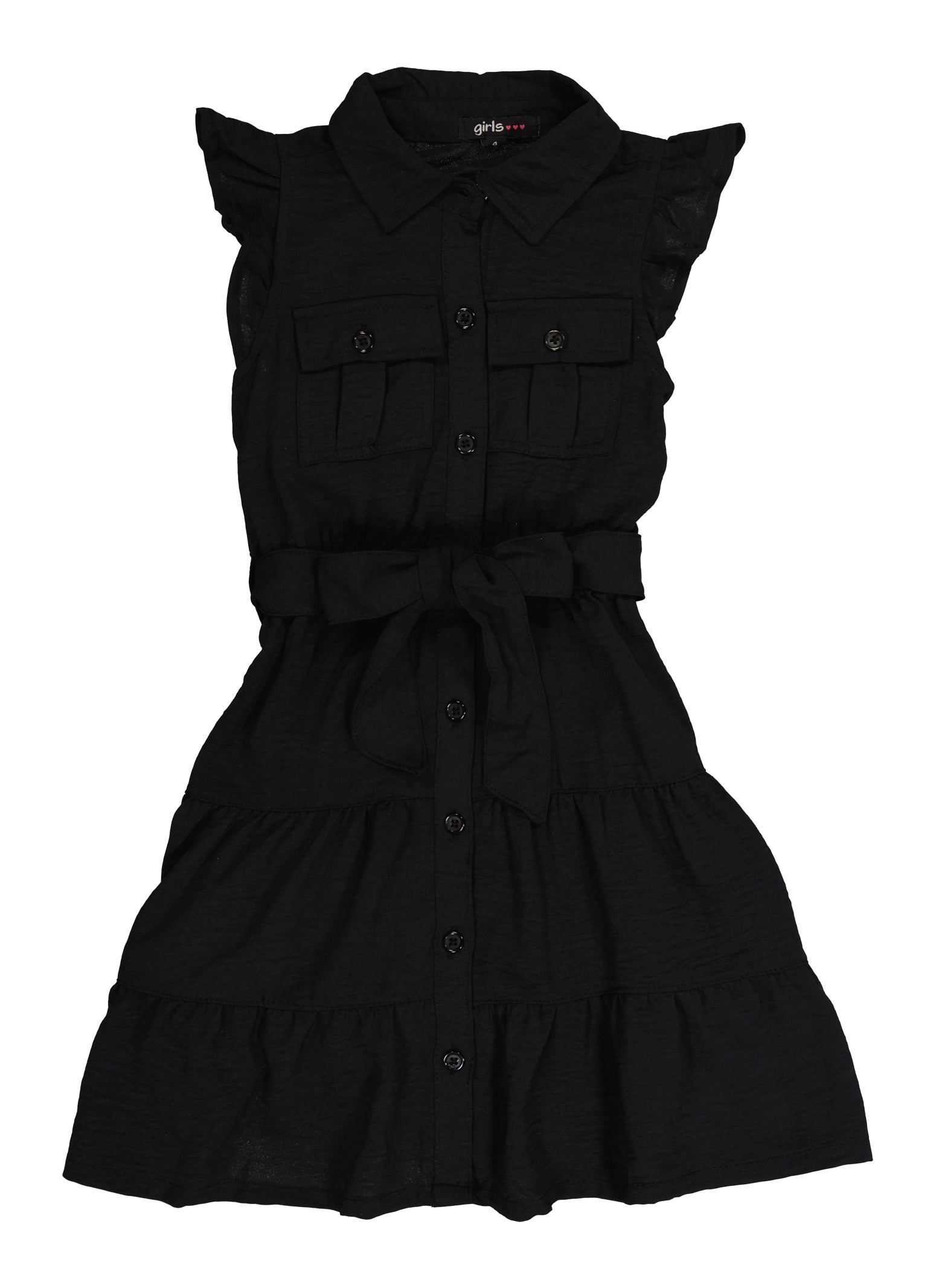 Tiered Shirt Dress