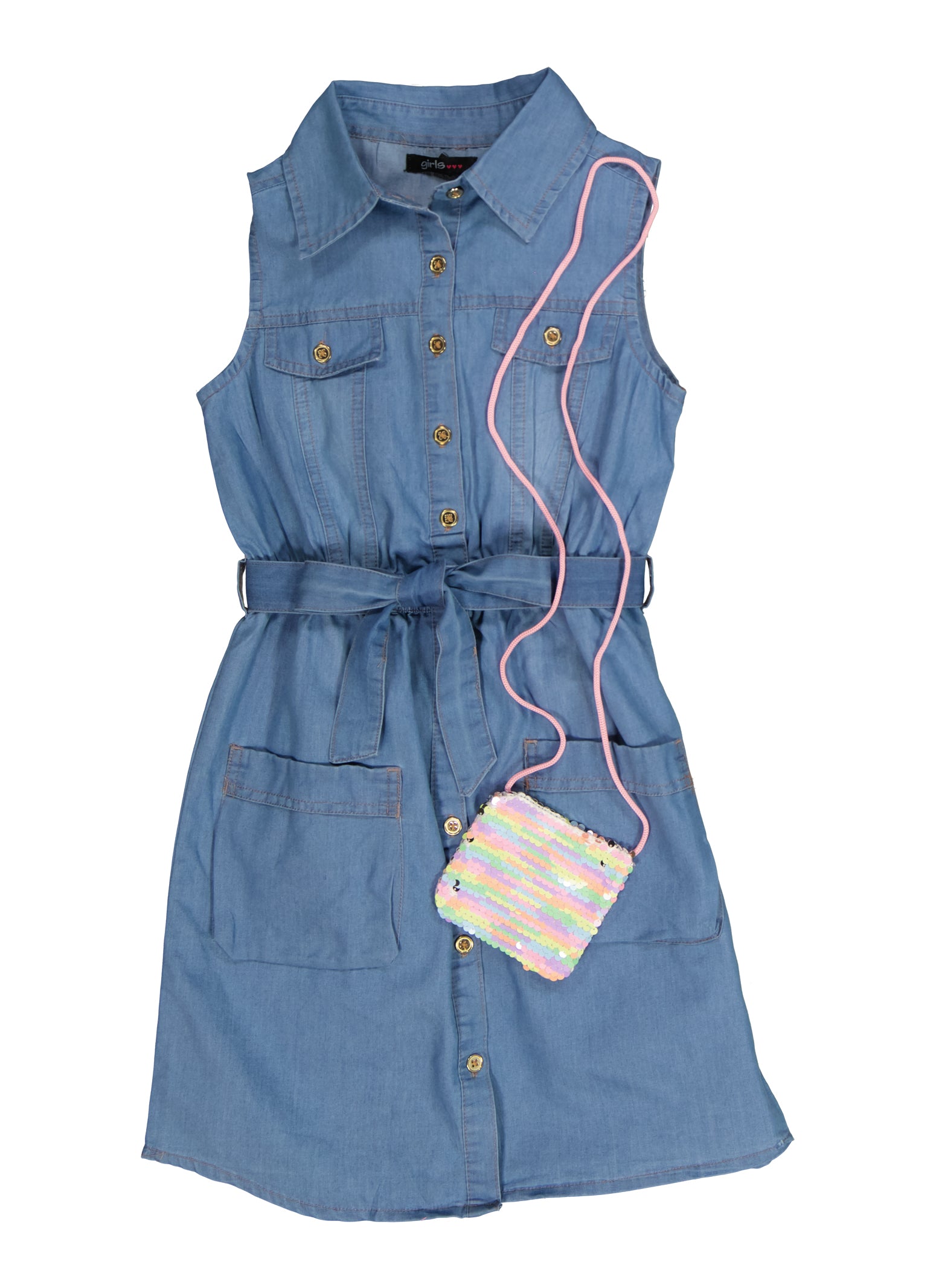 Blu Ivy Frayed Hem Sleeveless Denim Dress – LY Outfitters