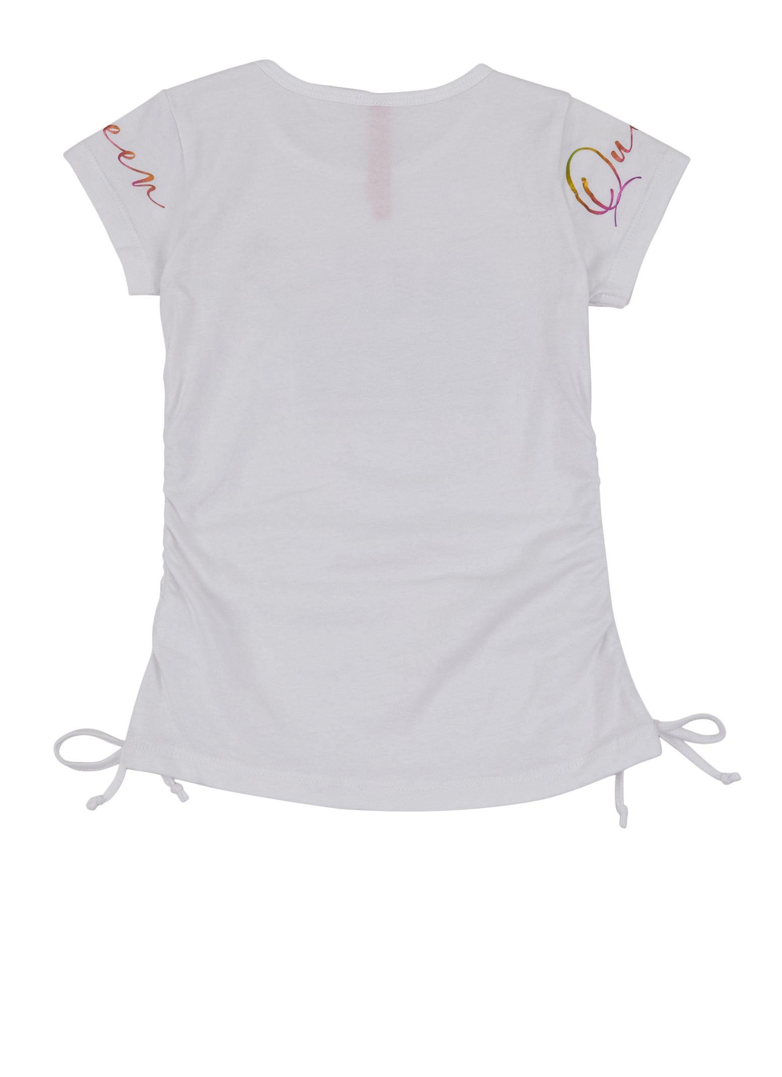 Girls Ruched Side Tee