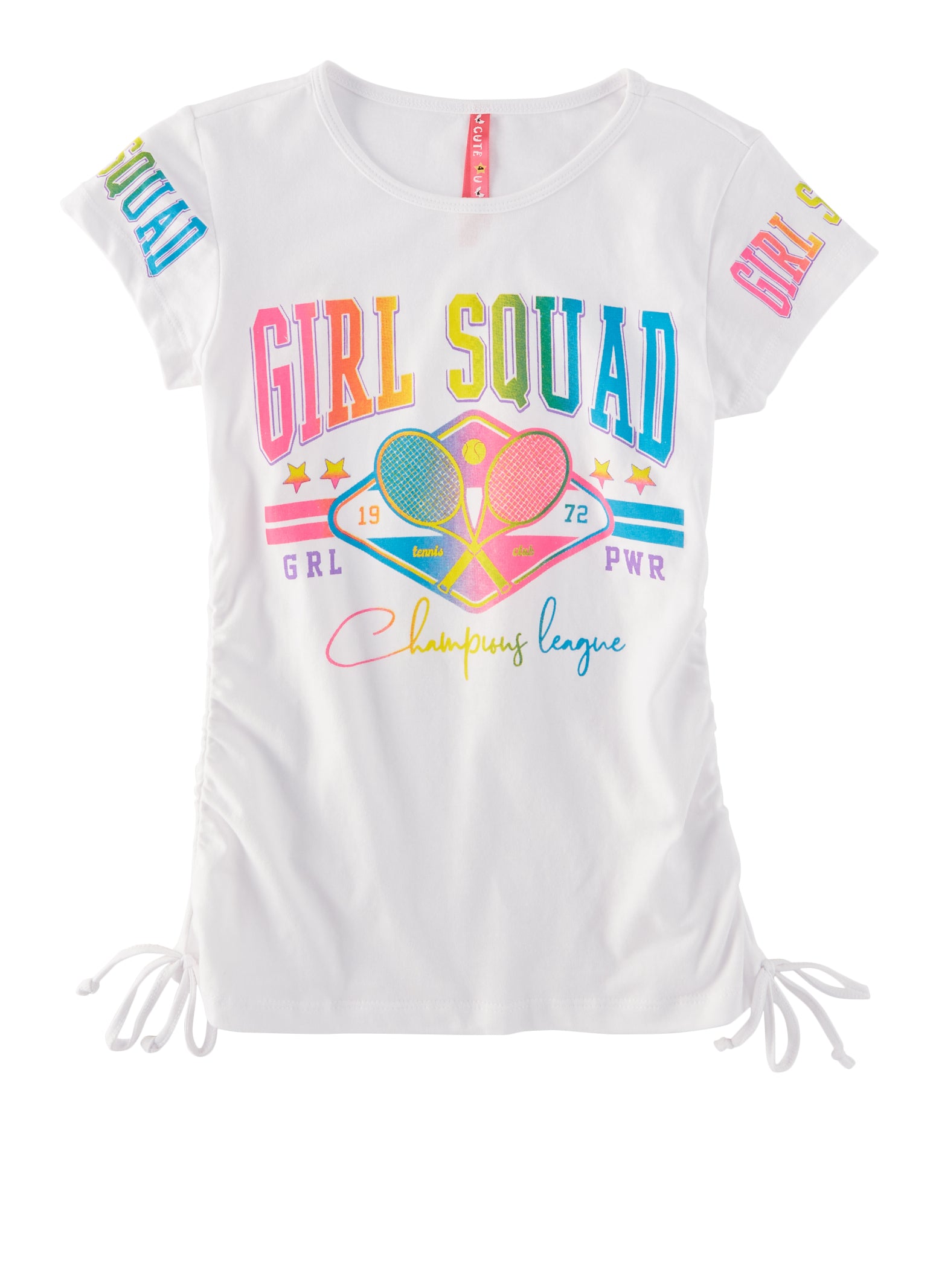 Girls Ruched Side Tee