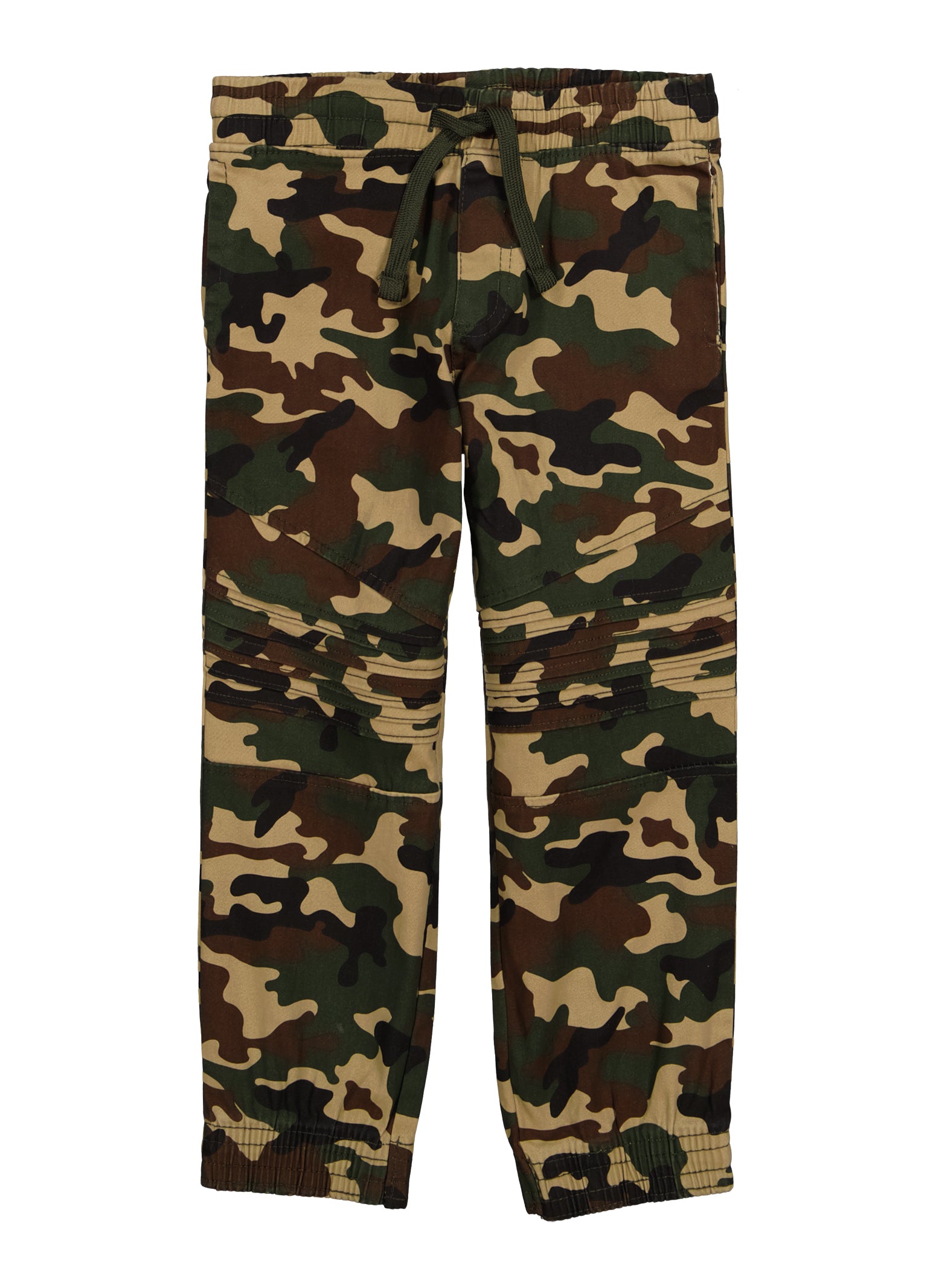 Little Boys Camo Moto Joggers