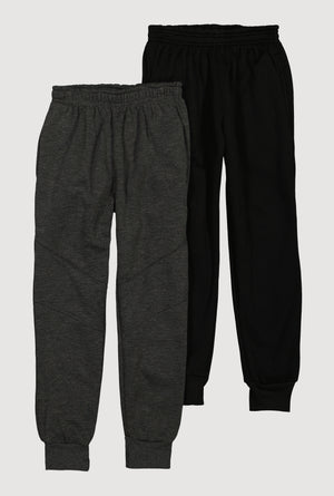 Boys Fleece Joggers 2 Pack