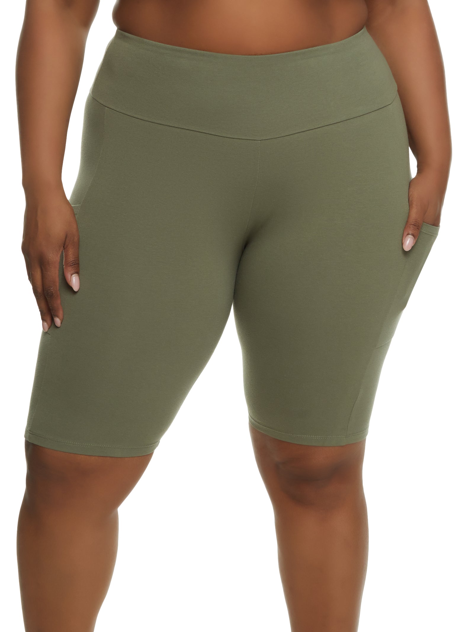 Plus Size Green Shorts Everyday Low Prices Rainbow