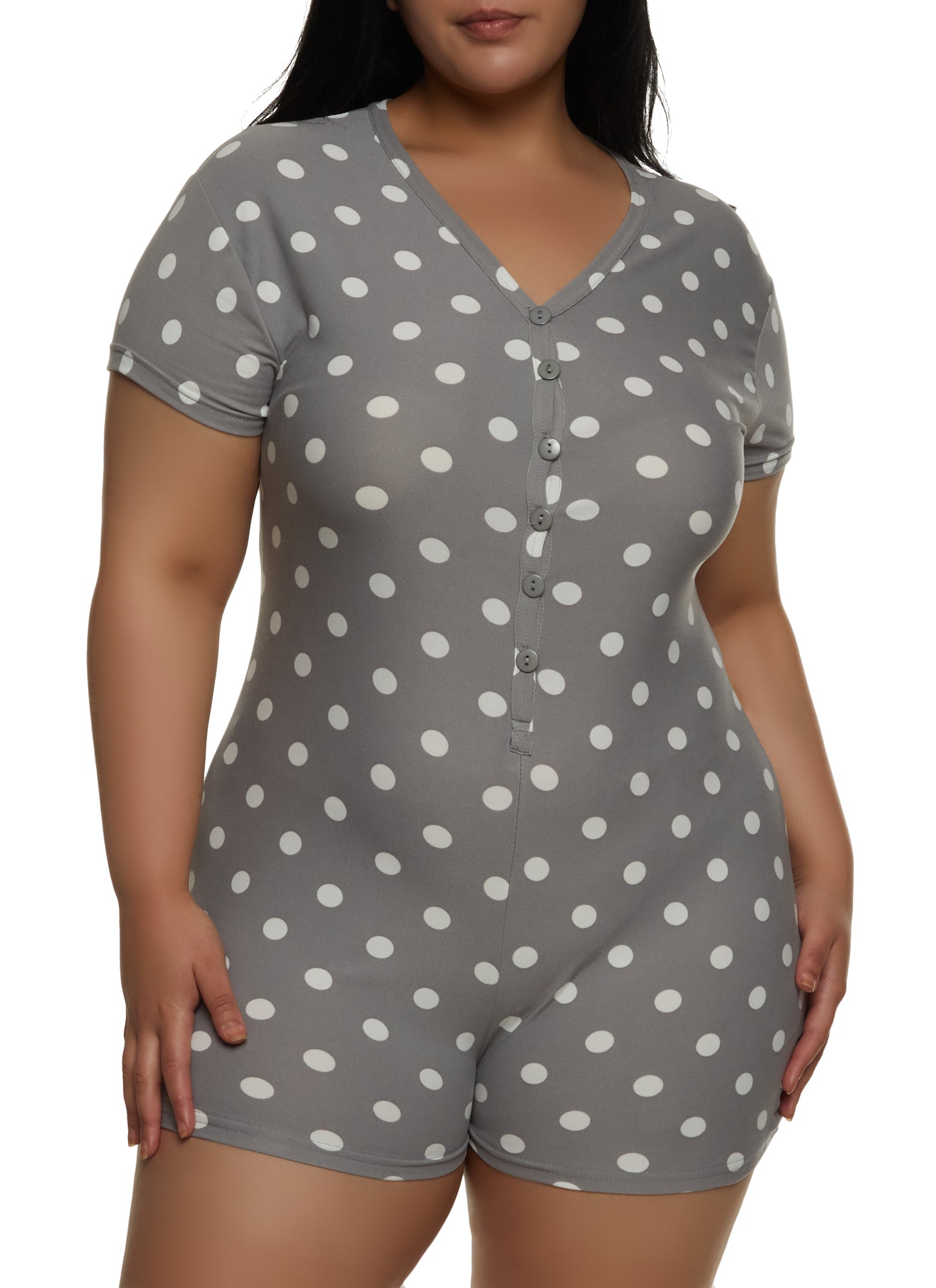 Plus size pajama online romper