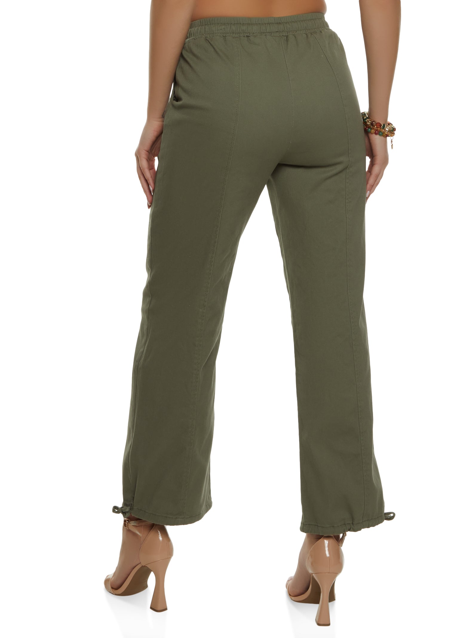 Hyperstretch Rolled Cuff Drawstring Waist Pants