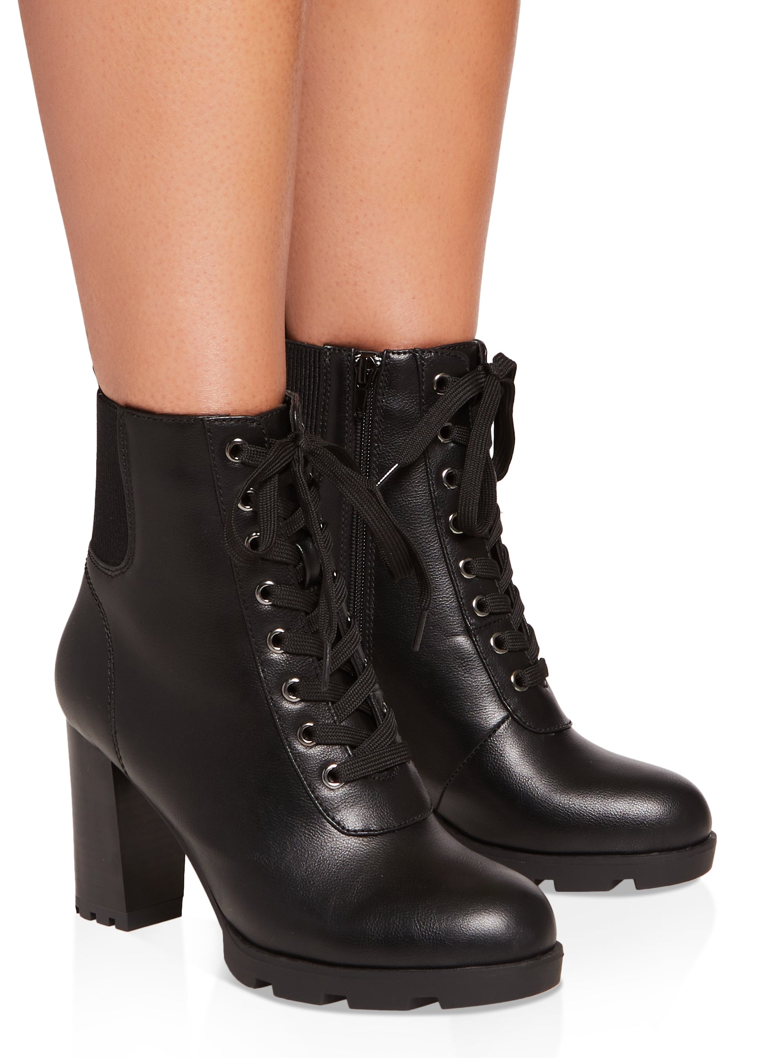 Steve madden fashion latch black leather