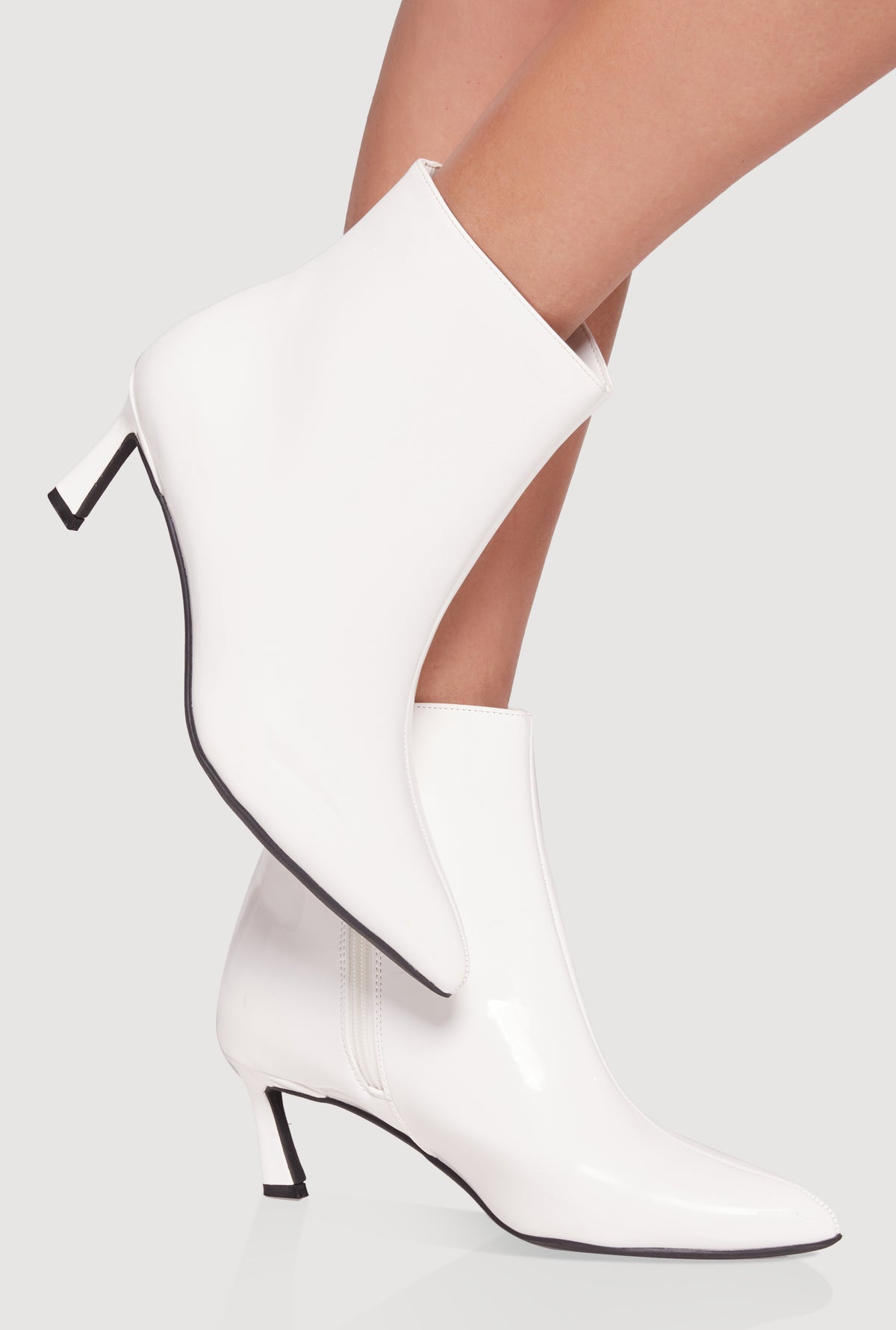 Pointy Toe Mid Heel Booties