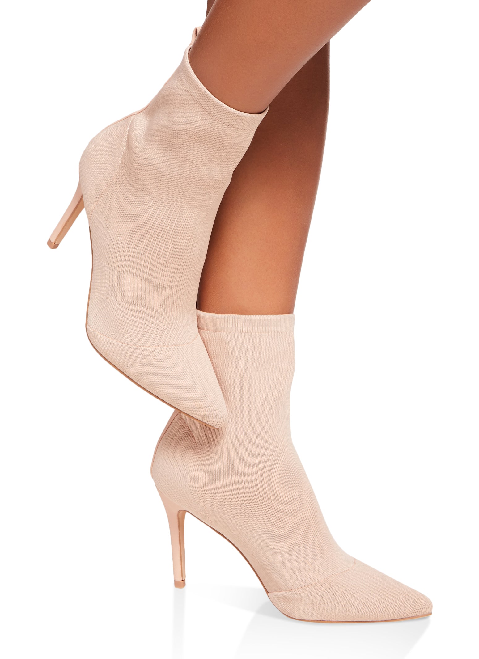 Nude heeled boots hotsell