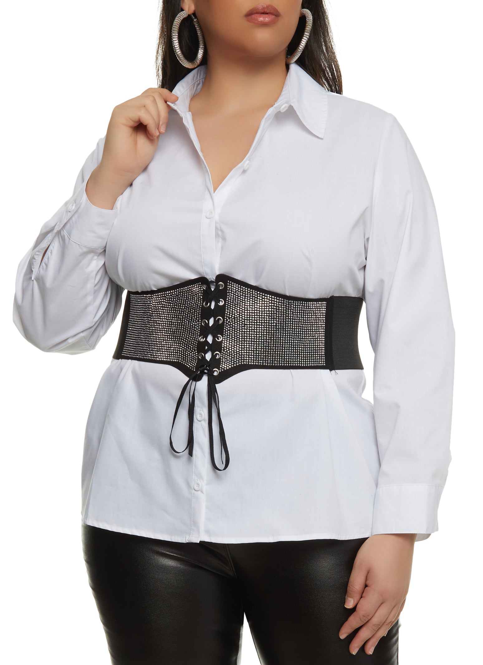 How To Wear Corsets For All Occasions - Corset Belt & Casual Shirt