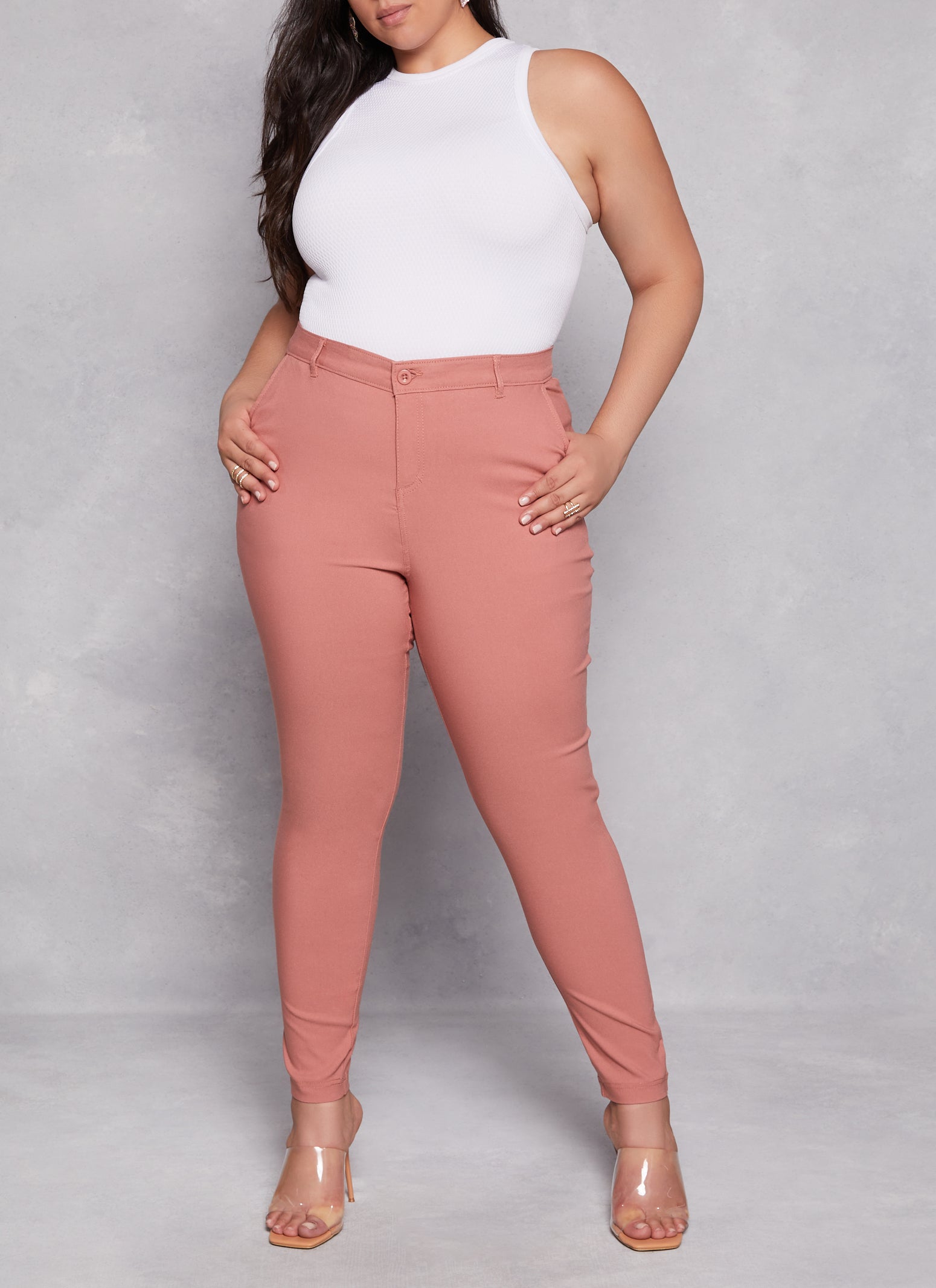 Plus Size Pink Pants Everyday Low Prices Rainbow