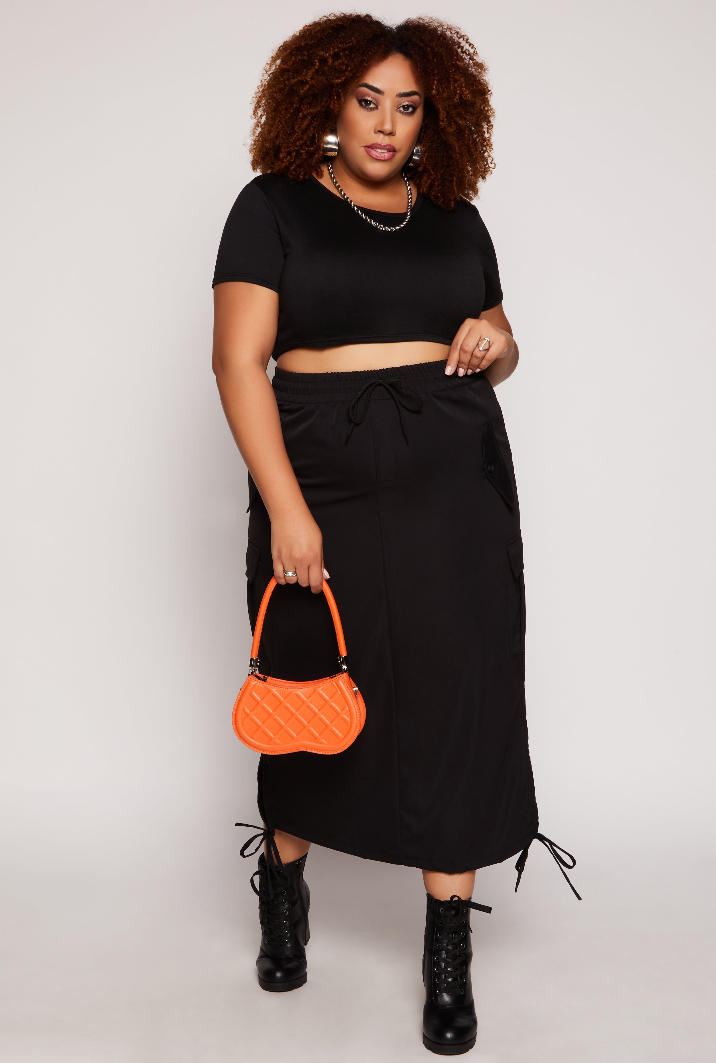 Plus Size Black Skirts Everyday Low Prices Rainbow