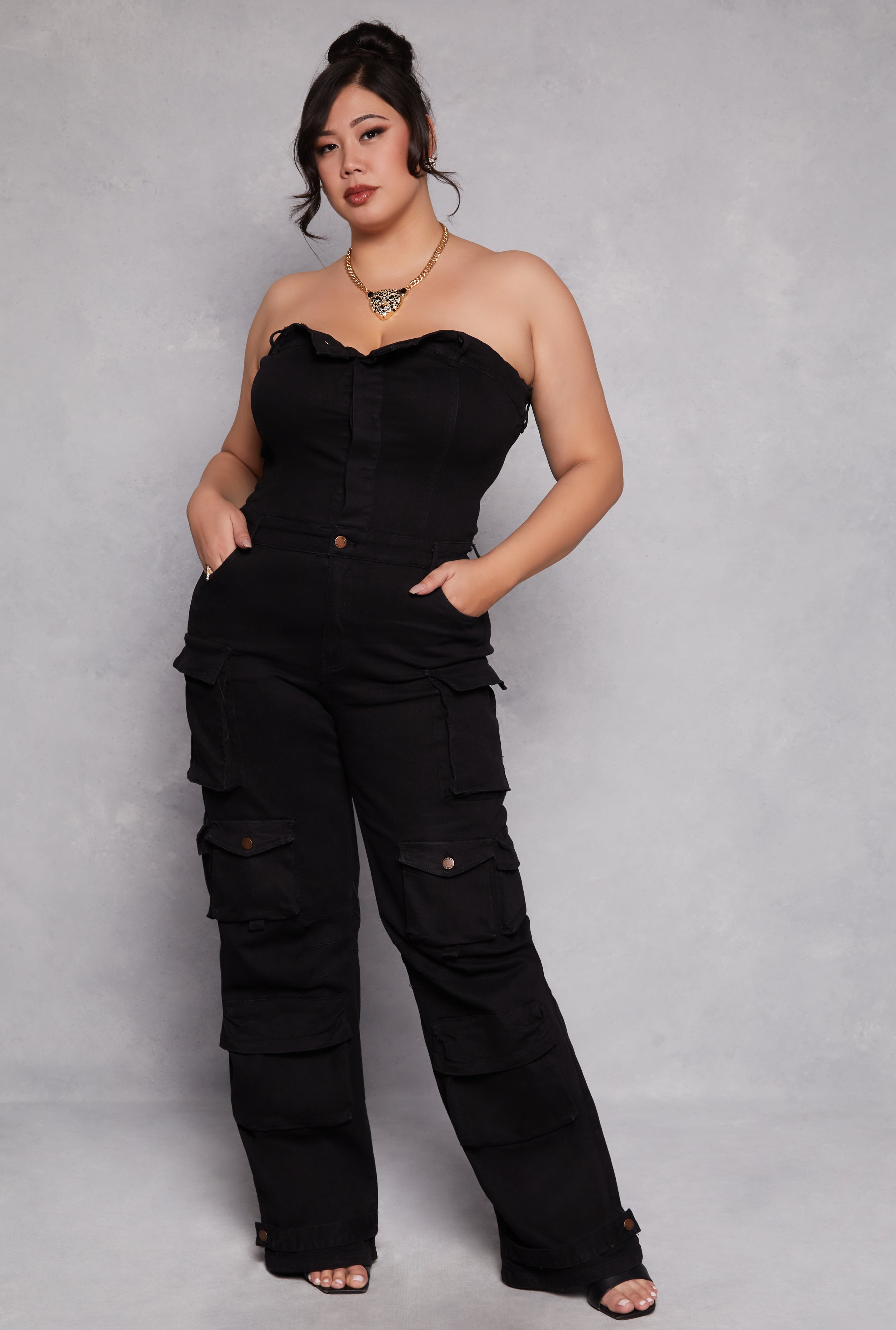 Plus size long jumpsuits on sale