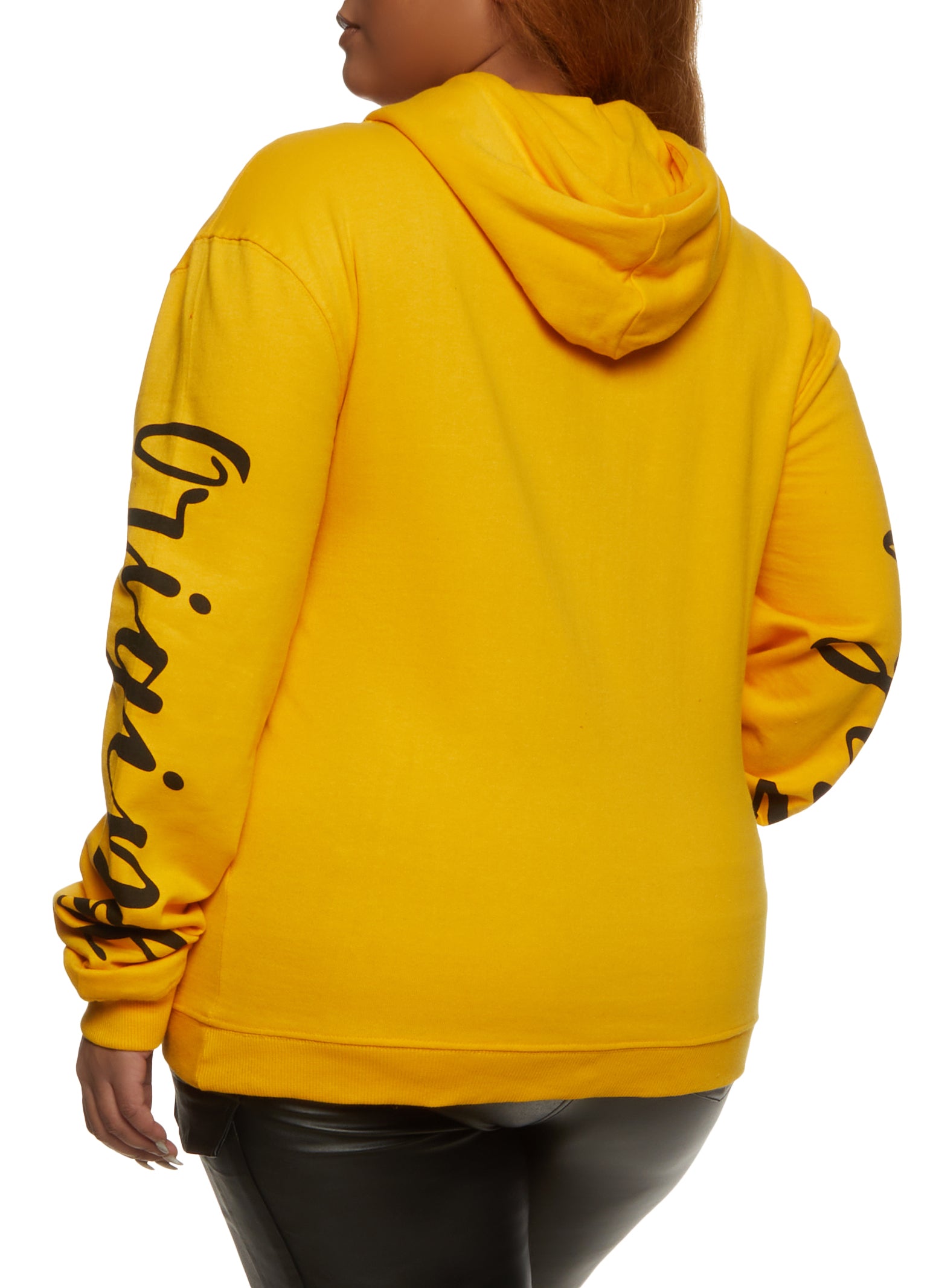 Plus Size Im Not Perfect But Im Original Graphic Hoodie