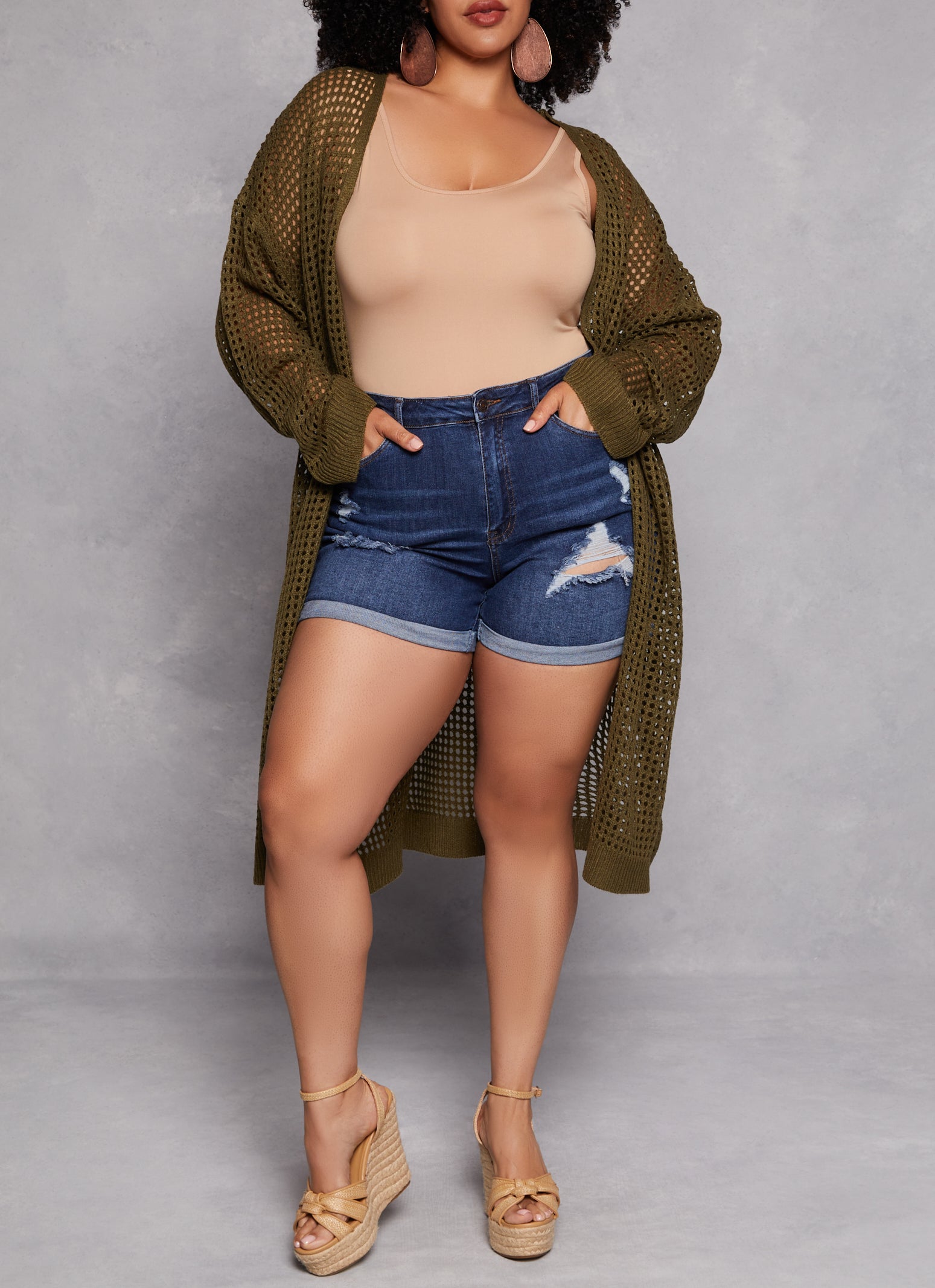 Plus Size Kimonos and Dusters | Everyday Low Prices | Rainbow